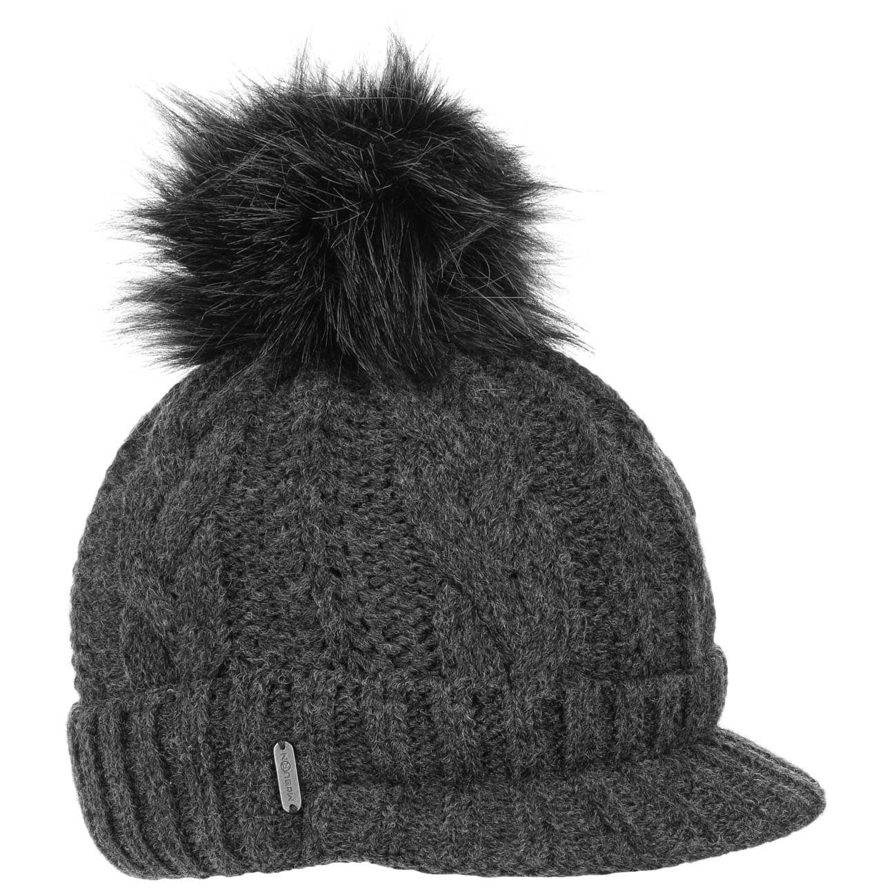 McBurn Bommelmütze (1-St) Beanie mit Schirm, Made in Italy günstig online kaufen