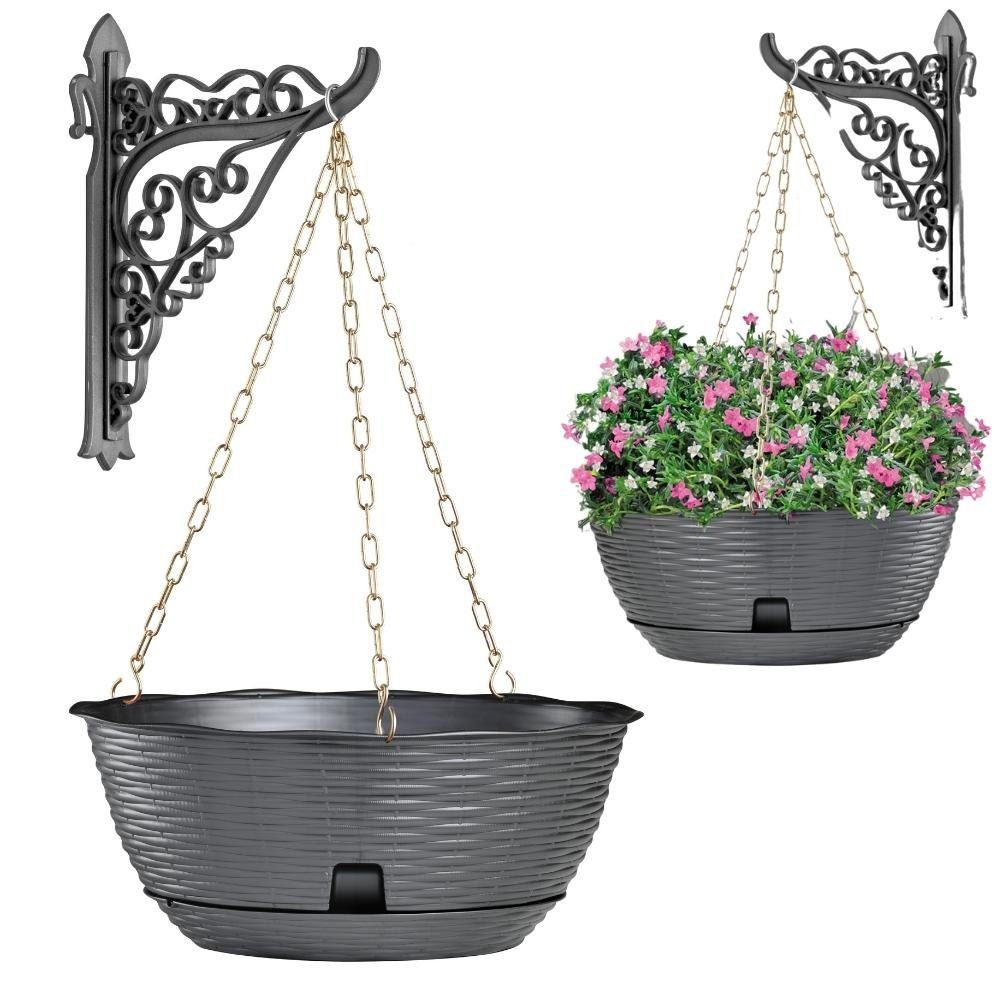 GarPet Blumenampel Pflanzenampel Hängeschale Blumenampel Hängeampel günstig online kaufen