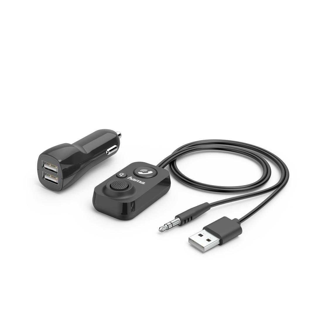 Bluetooth®-Freisprecheinrichtung für Kfz mit AUX-In BT Audio Adapter USB-Adapter