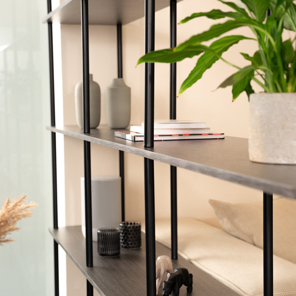 HOME DELUXE Regal INDU, Bücherregal, Standregal, Wohnzimmerregal, Dachschrä günstig online kaufen