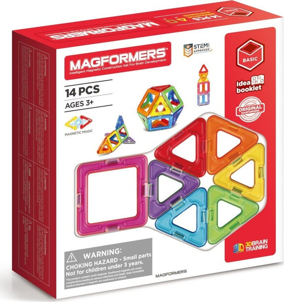 MAGFORMERS Magformers 14 Stück Magnetspielbausteine