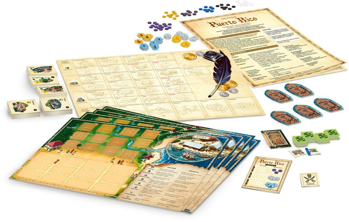 Image of Ravensburger 26927 - Puerto Rico Strategiespiel für 2-5 Spieler ab 12 Jahren alea Spiel Spielereihe