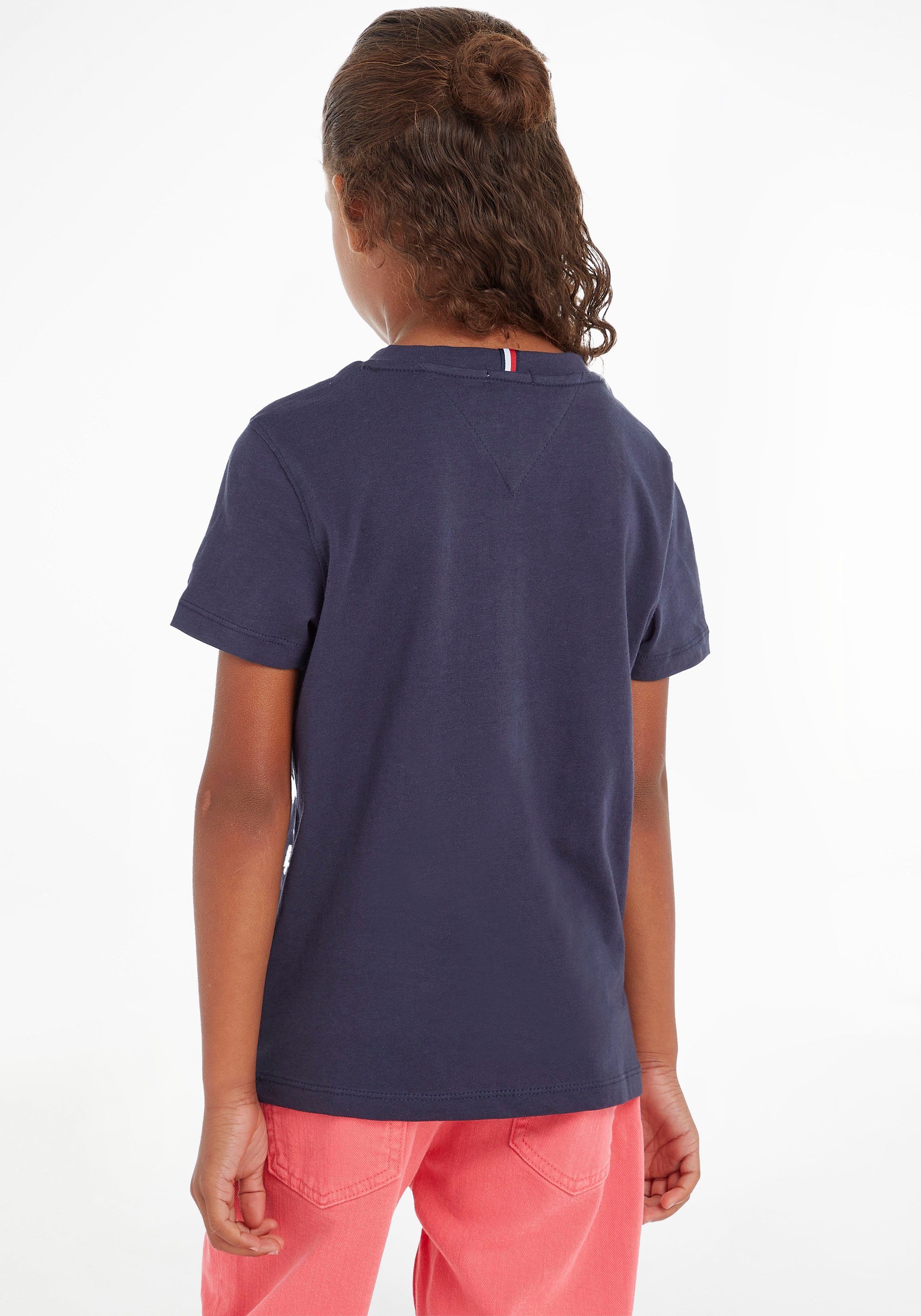 Jungen Kinder Hilfiger Tommy Mädchen T-Shirt MiniMe,für und Kids Junior TEE ESSENTIAL