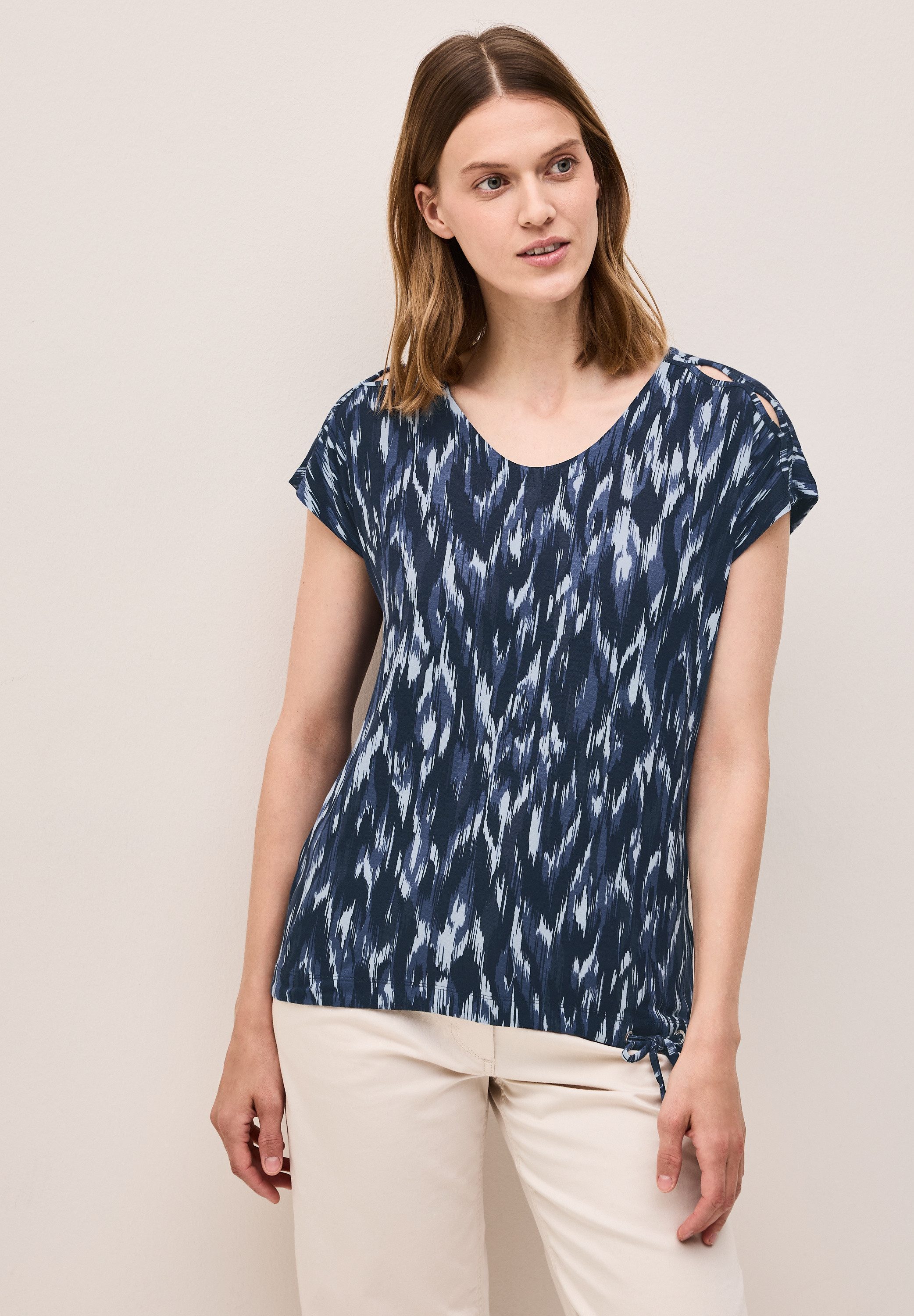 CECIL Print-Shirt aus strecthigem Viskosematerial günstig online kaufen