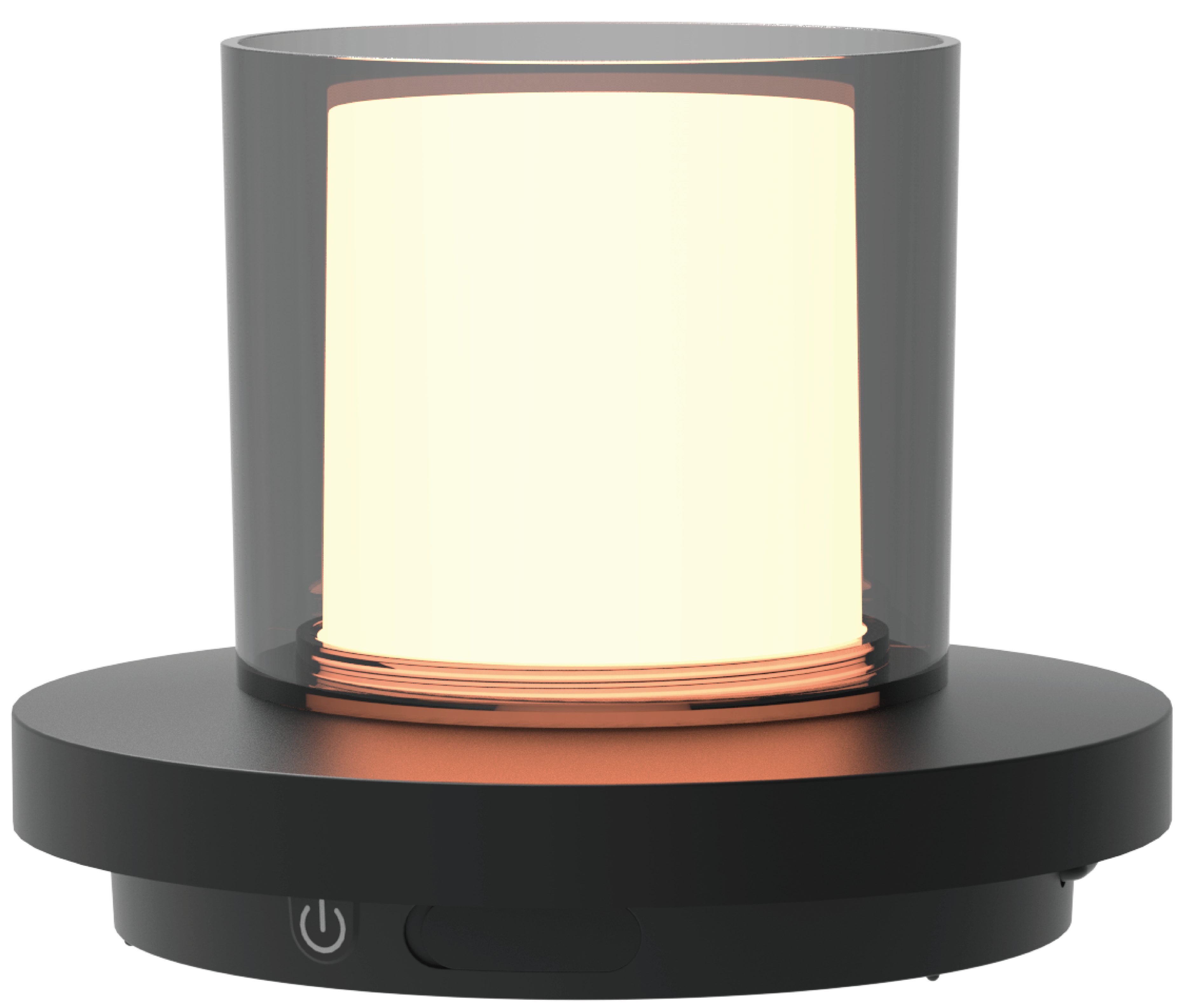 BOLD LED Solarleuchte tragbare Solar-Tischleuchte, LED fest integriert, 3000K, Dimmbar, IP44-Zertifiziert, 11h Laufzeit