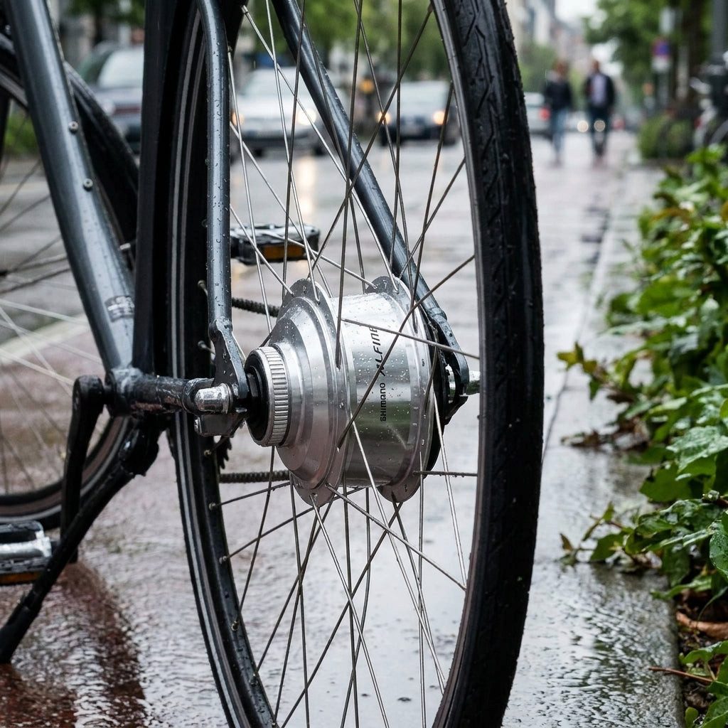 Shimano Laufrad SHIMANO Getriebenabe ALFINE SG-S7001-8 - 7001-8, Silber 36 Loch