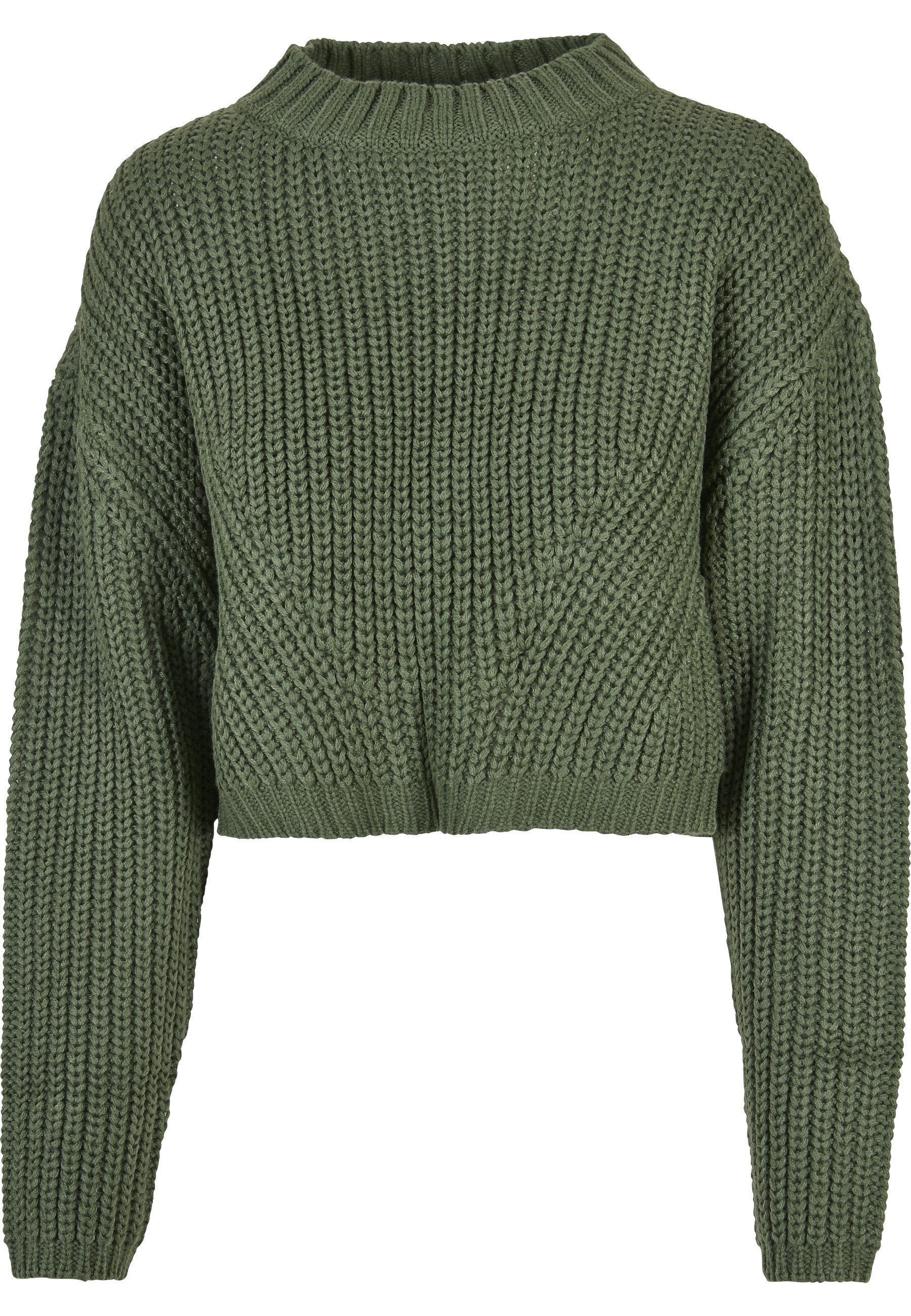 URBAN CLASSICS Sweatshirt Urban Classics Damen Ladies Wide Oversize Sweater günstig online kaufen