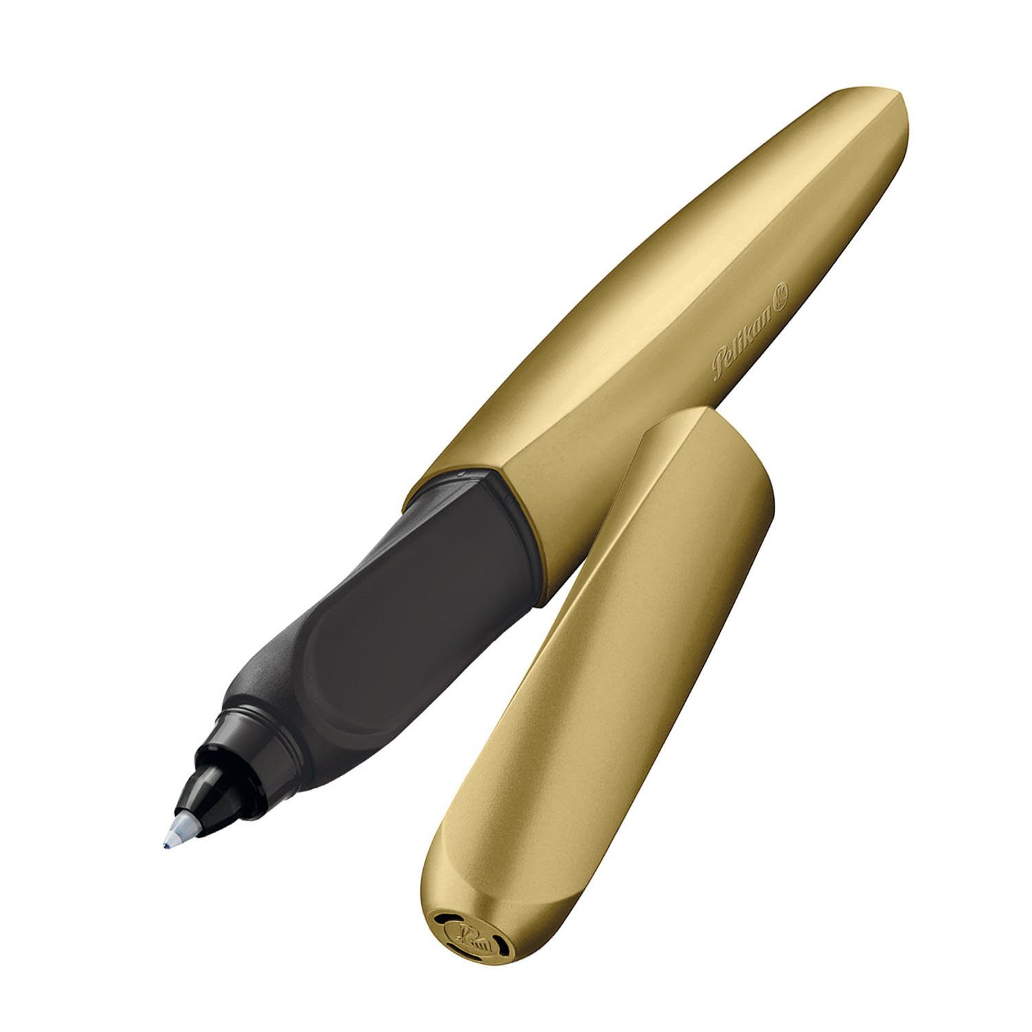 Tintenroller Pelikan Gold, Pelikan Pure gold/schwarz Tintenroller Twist