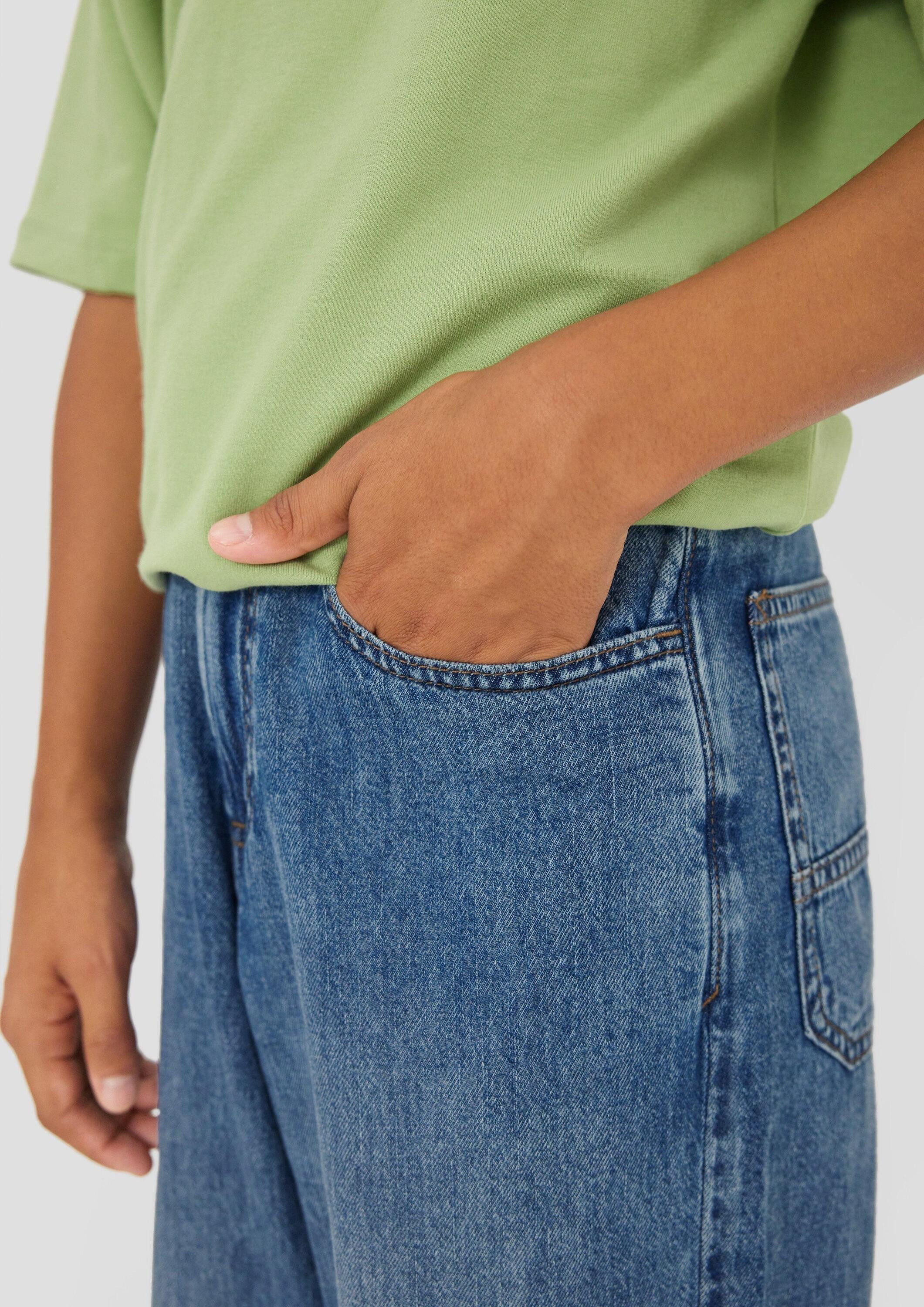 s.Oliver Weite Jeans Jeans-Hose BAGGY Jeans Baggy / Relaxed Fit / Mid Rise / Wide Leg