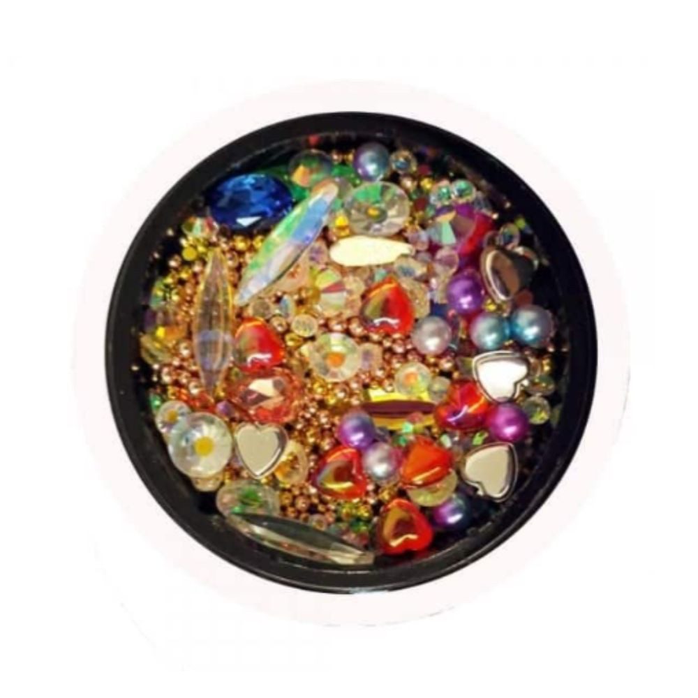 Sun Garden Nails Nageldesign Zubehör Nail Art Juwelen Strass Steine Mix Nr. 12 - Strasssteine - Pailletten