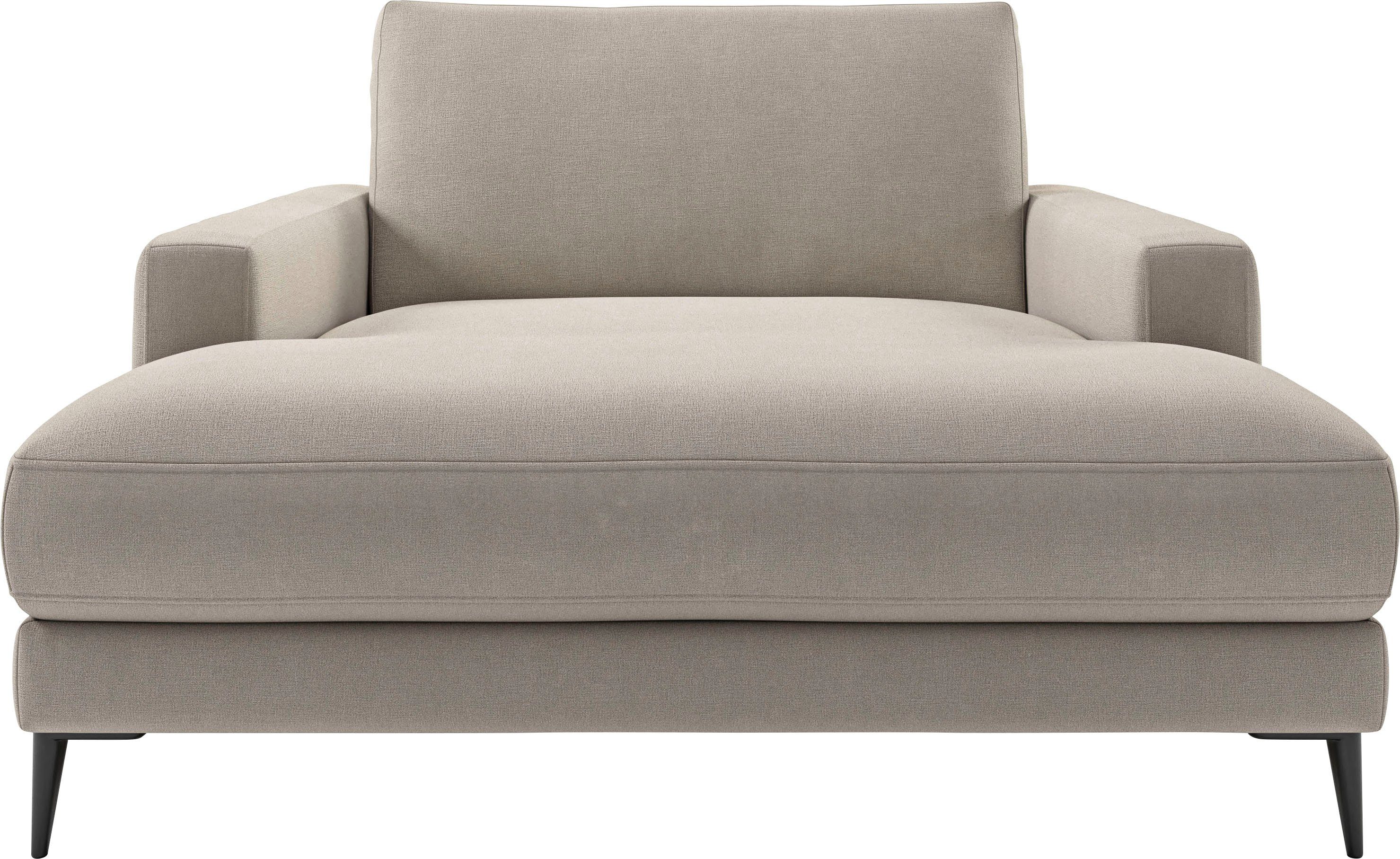 INOSIGN Chaiselongue Downtown Loungemöbel zum Relaxen, B/T/H: 132/170/84 cm, auch in Bouclé, Cord und Easy care - leicht mir Wasser zu reinigen
