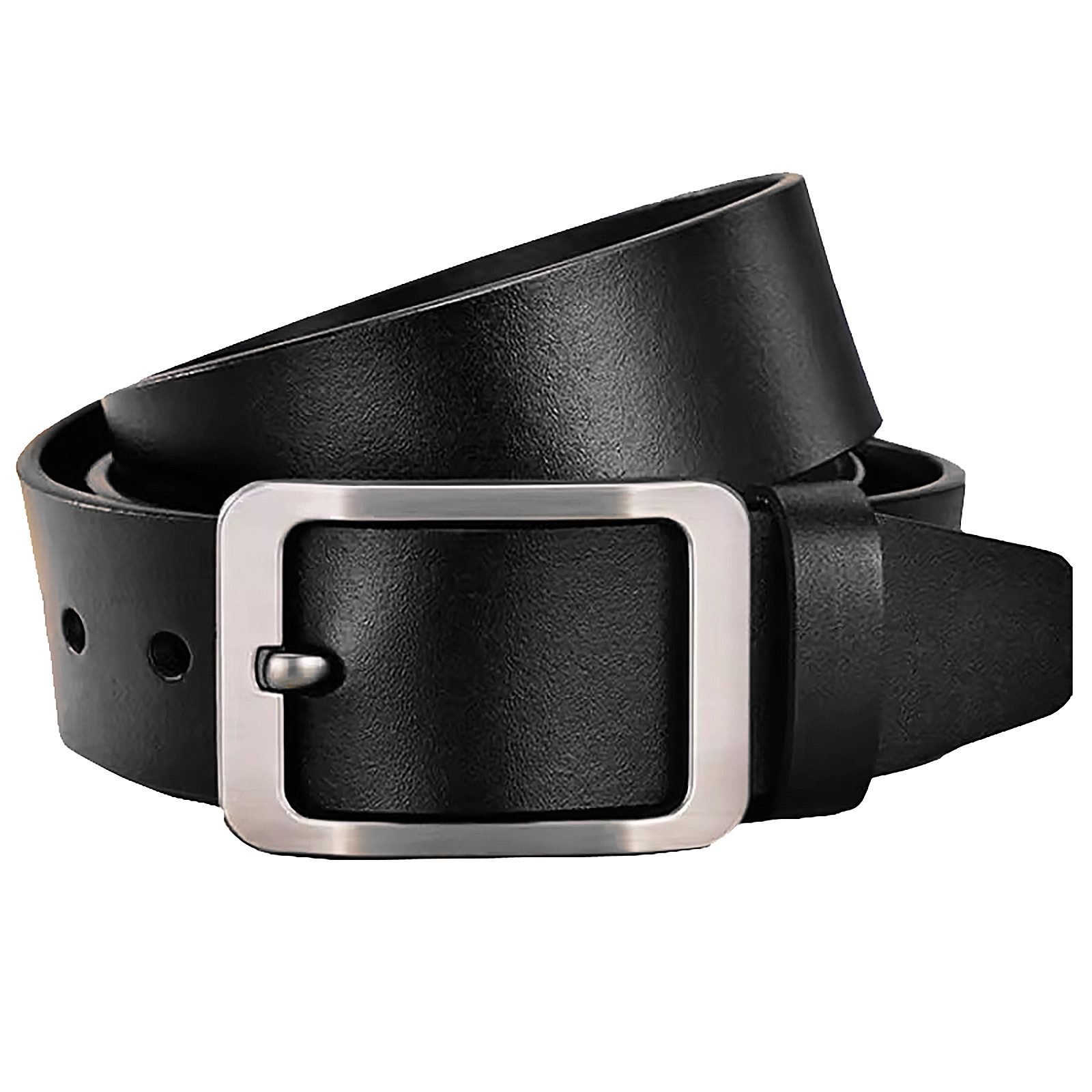 Ledergürtel Herrengürtel Ledergürtel Jeansgürtel Gürtel verstellbar 3,8 cm breit