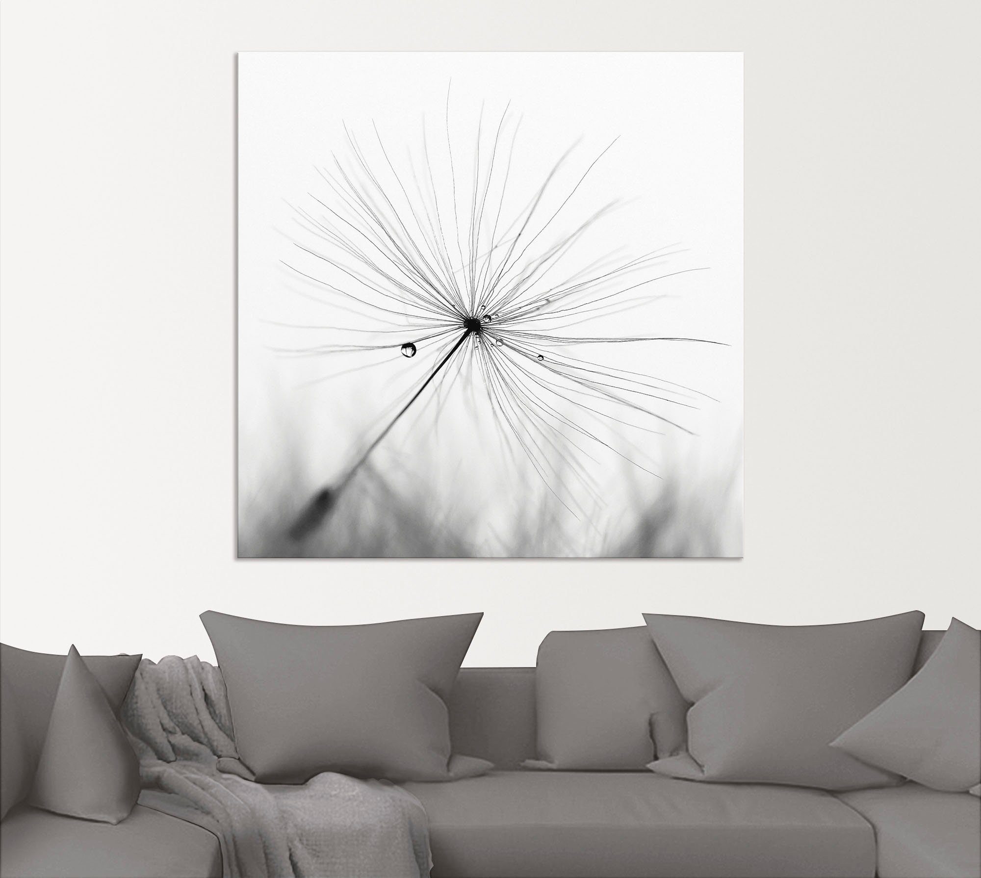 Artland Wandbild Pusteblume Schirmchen, Blumen (1 St), als Alubild, Leinwandbild in verschied. Größen