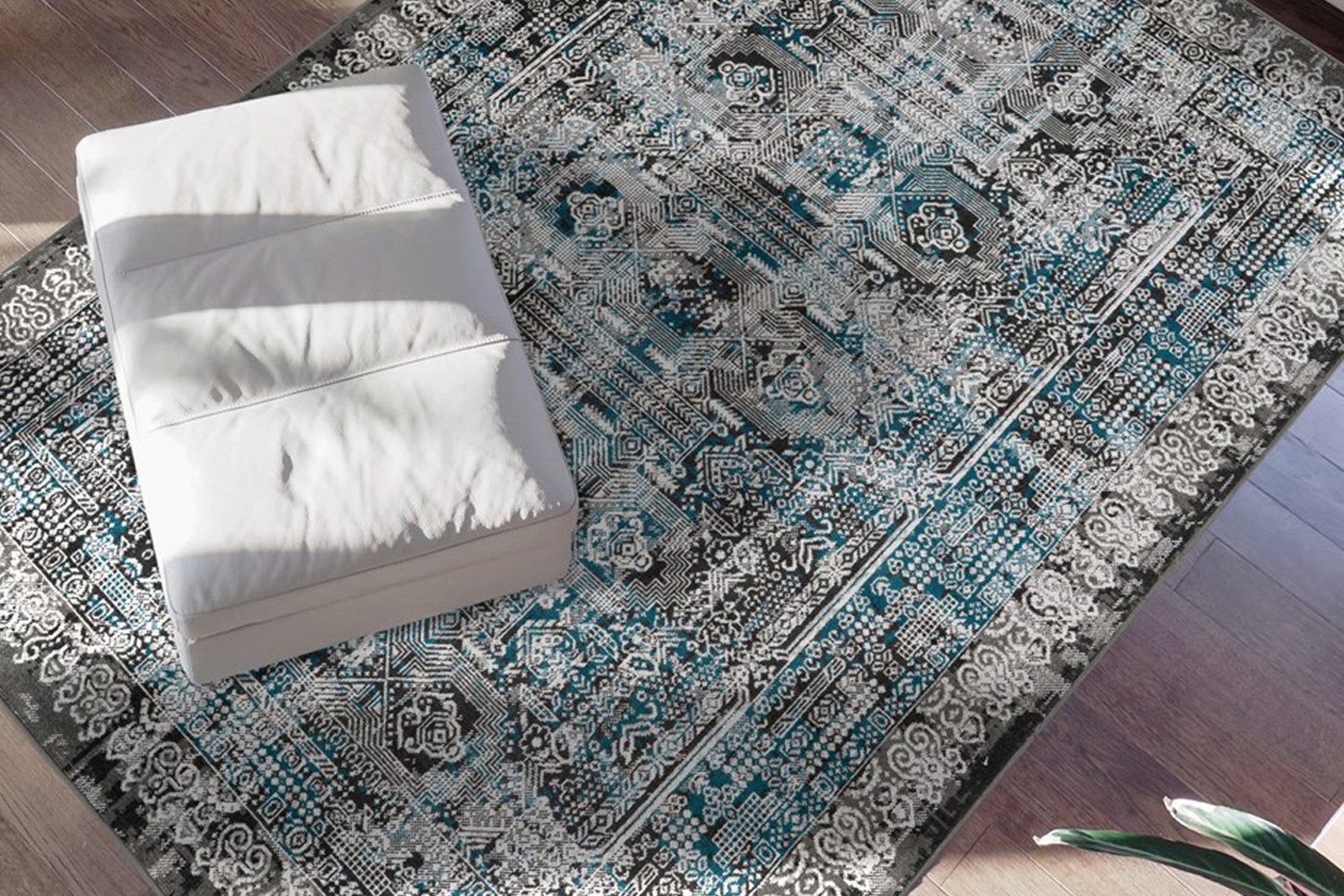 me gusta Teppich Ariya 525, rechteckig, Höhe: 6 mm, Flachflor, gekettelt, Wohnzimmer