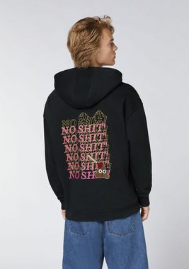 Emoji Kapuzensweatshirt im NO-SHIT-Design