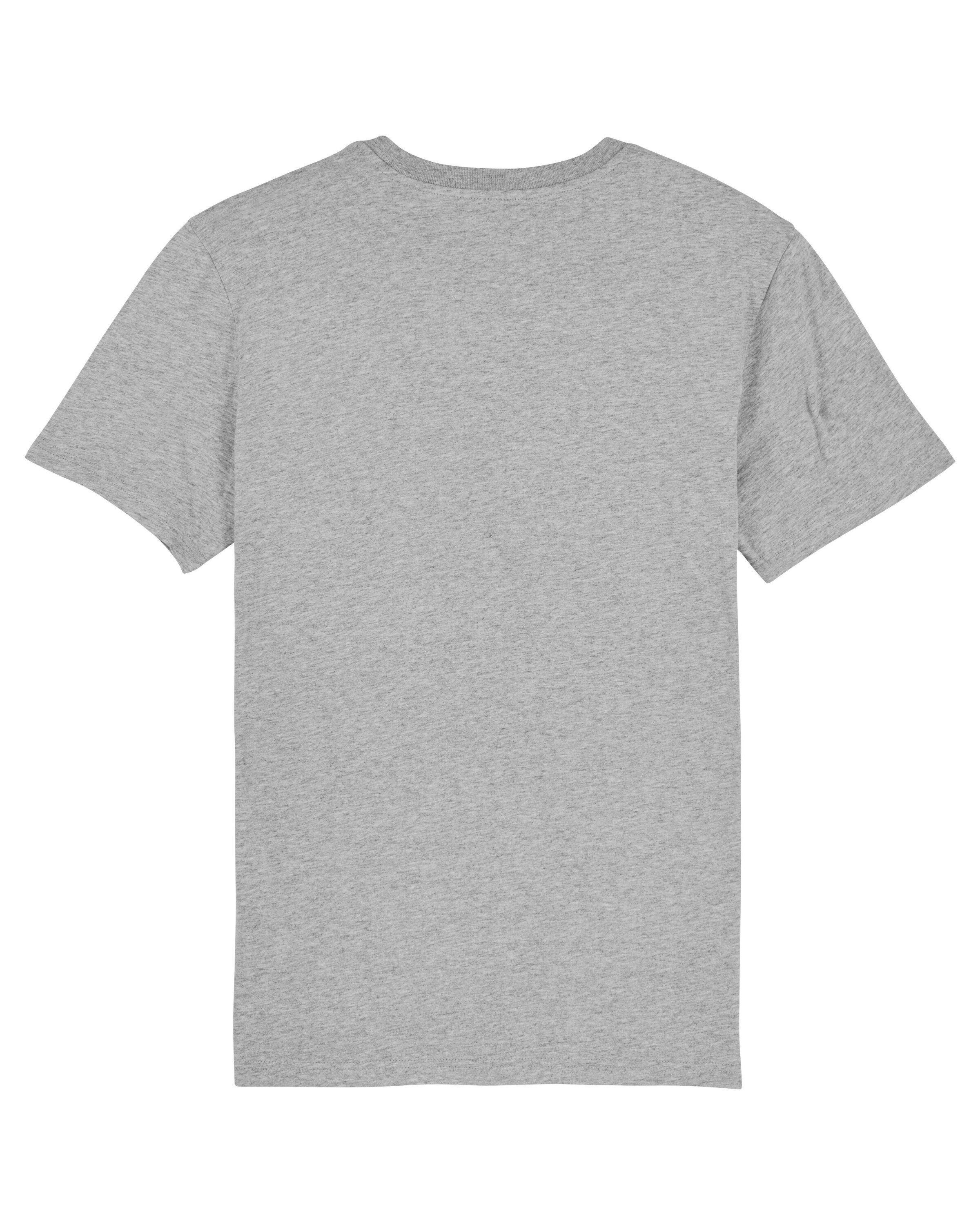(1-tlg) Apparel wat? grau meliert Print-Shirt Nashorn