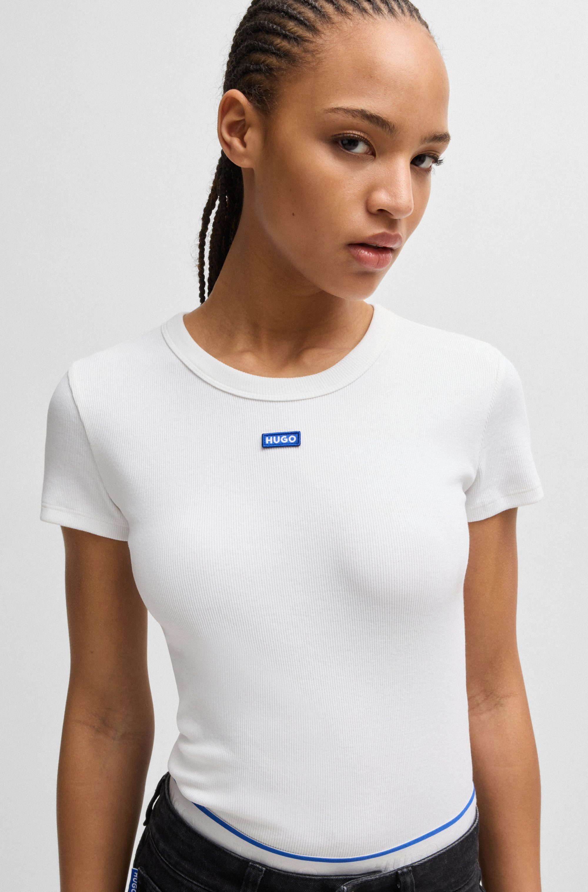 HUGO Blue T-Shirt Easy Tee mit günstig online kaufen