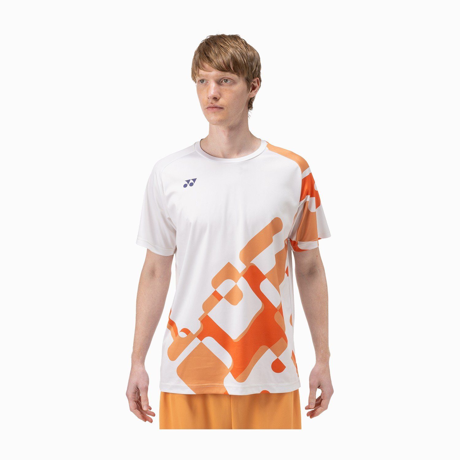 T-Shirt Practice Graphic Print 16748 (100% Polyester) 2025 natur/orange Herren