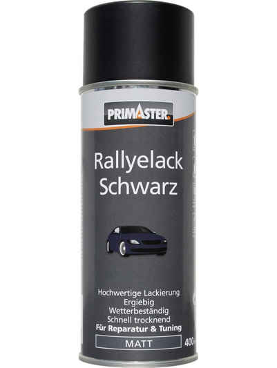 Primaster Sprühlack Primaster Rallye-Lackspray schwarz matt 400ml