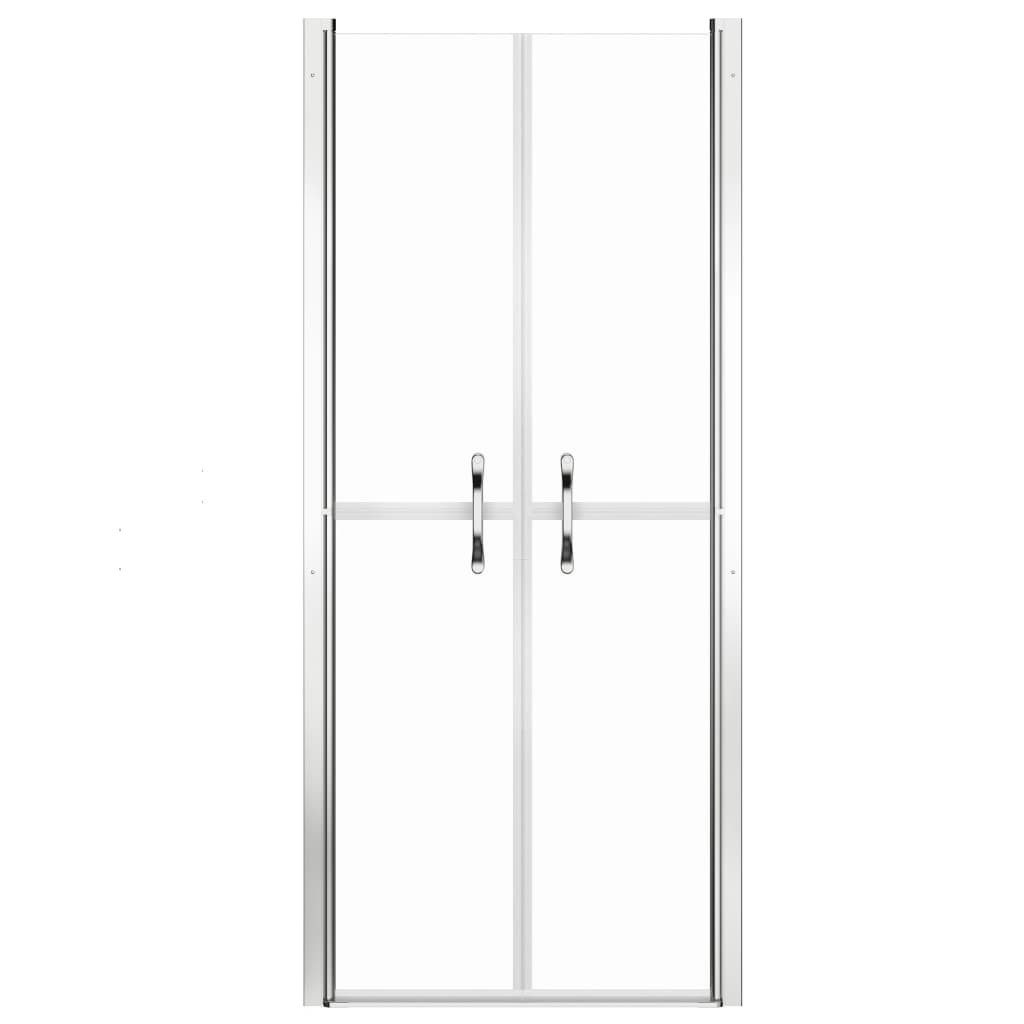 vidaXL Duschwand Duschtür Transparent ESG 91x190 cm