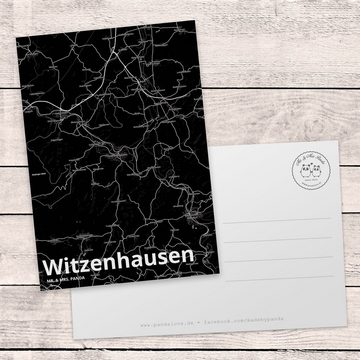 Mr. & Mrs. Panda Postkarte Witzenhausen - Geschenk, Geburtstagskarte, Städte, Ort, Dorf, Stadt
