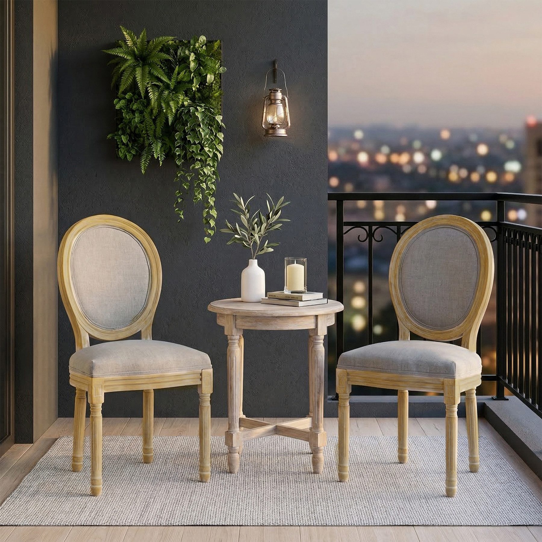 HomeMiYN Polsterstuhl Esszimmerstuhl,Polsterstuhl mit edler Knopfheftung Rückenlehne (2 St), 2er Set