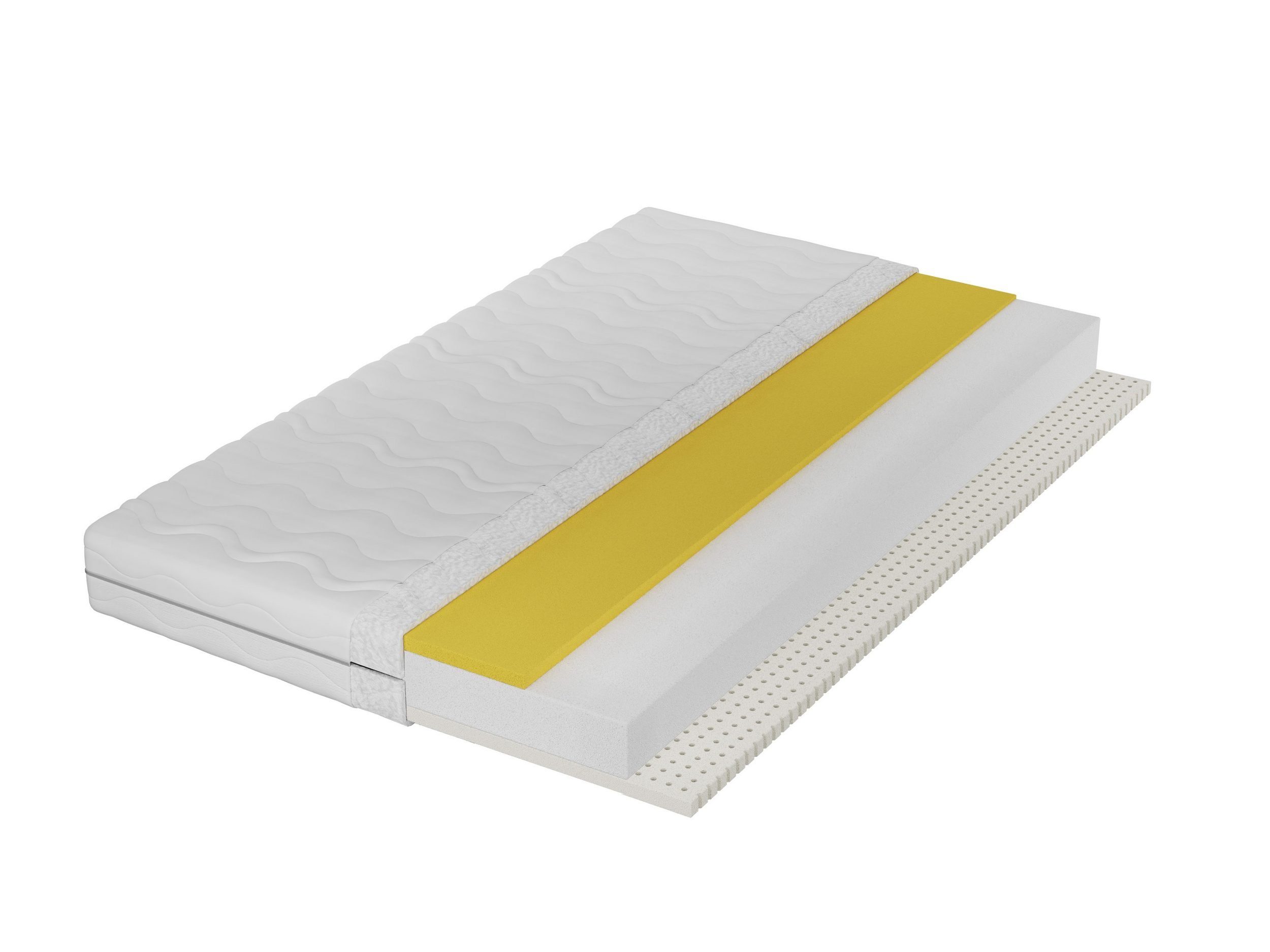 Kaltschaummatratze Kaltschaum-Matratze + LATEX + VISCO Kindermatratze H2,5 Höhe 11 cm