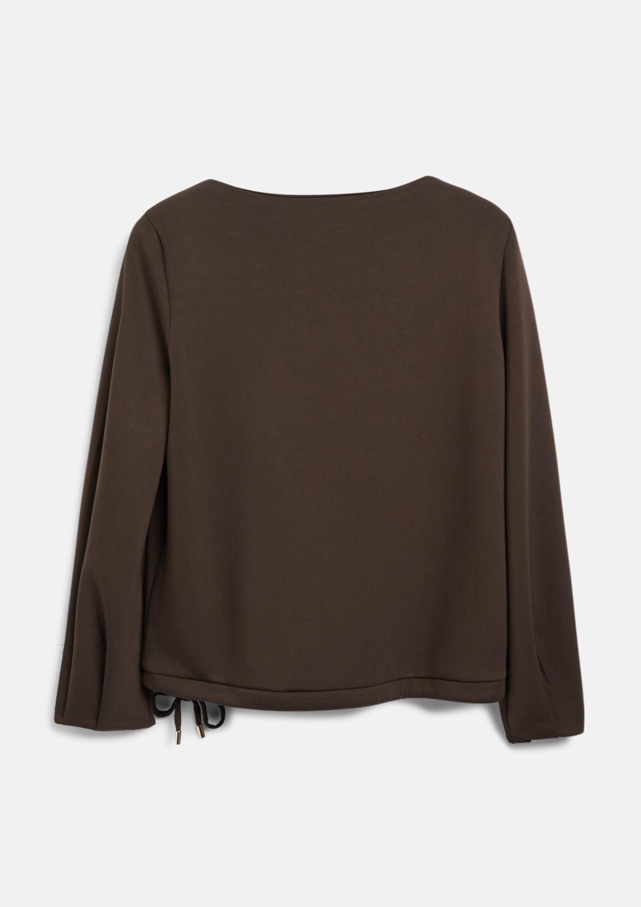s.Oliver Sweatshirt Sweatshirt Sweatshirt im Relaxed Fit mit Tunnelzug am Saum