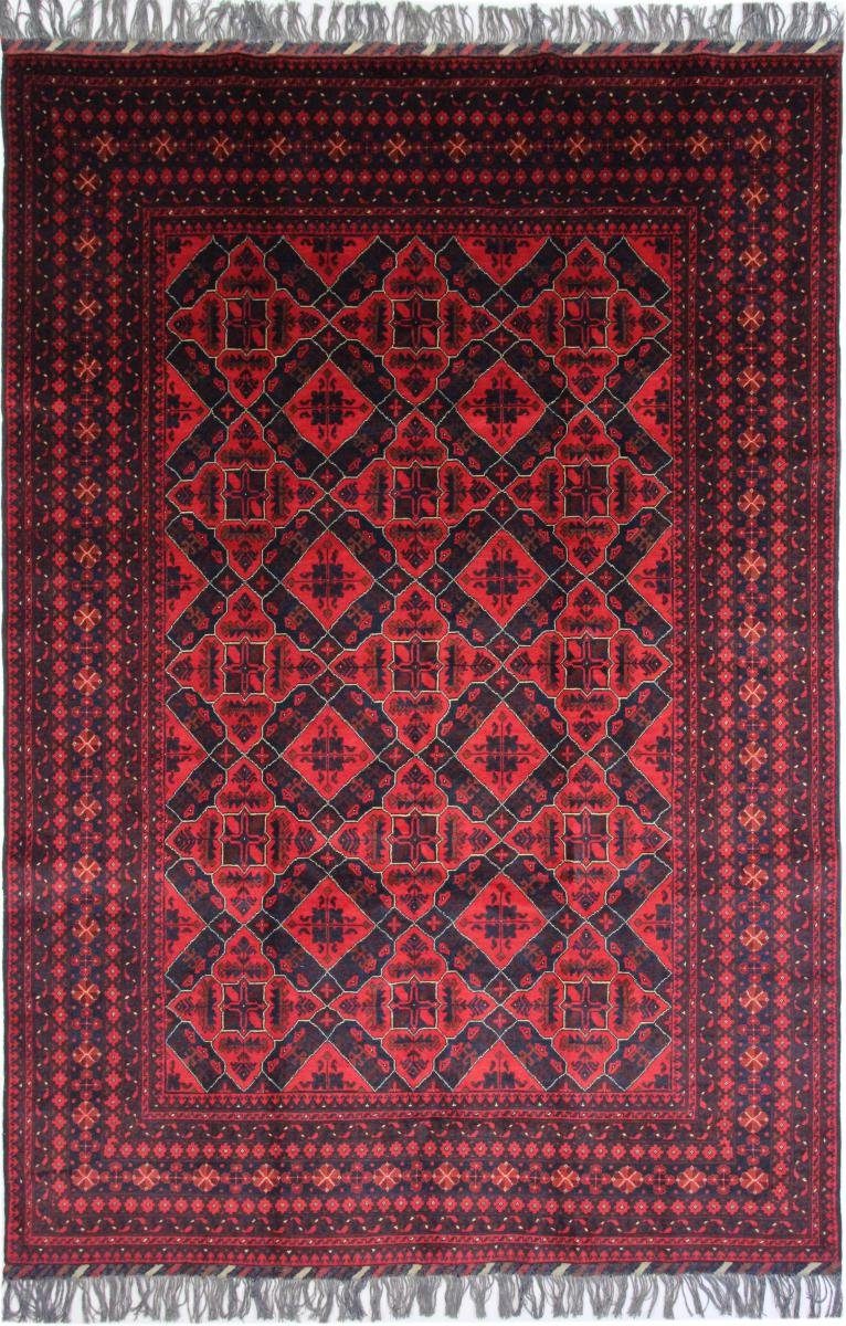 Orientteppich Afghan Kunduz 198x287 Handgeknüpfter Orientteppich, Nain Trading, rechteckig, Höhe: 6 mm
