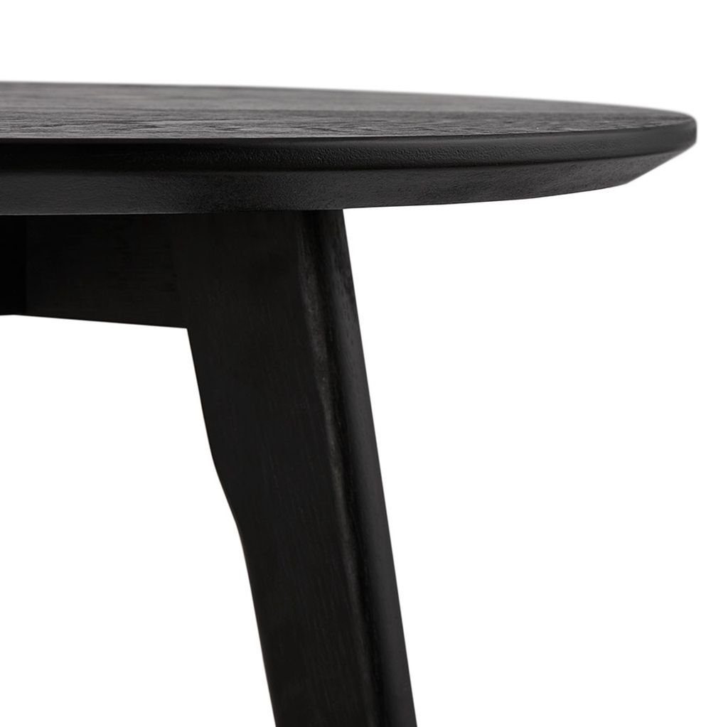 (black) Beistelltisch Holz KADIMA Schwarz x x Tischset PINA 50 DESIGN 50