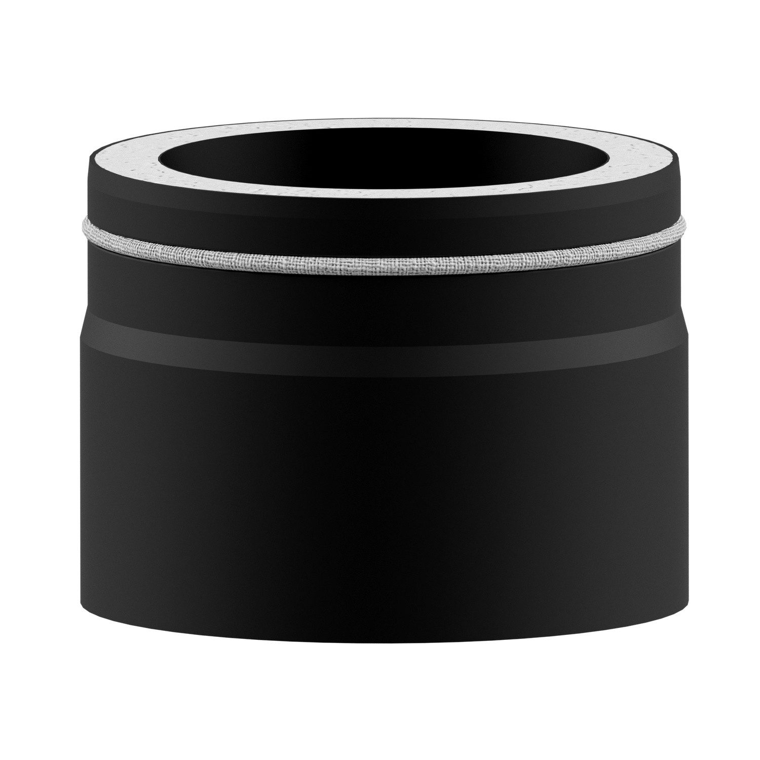 Raik Ofenrohr Raik Rohr Lifestyle DUO 120x150mm schwarz, Längenelement