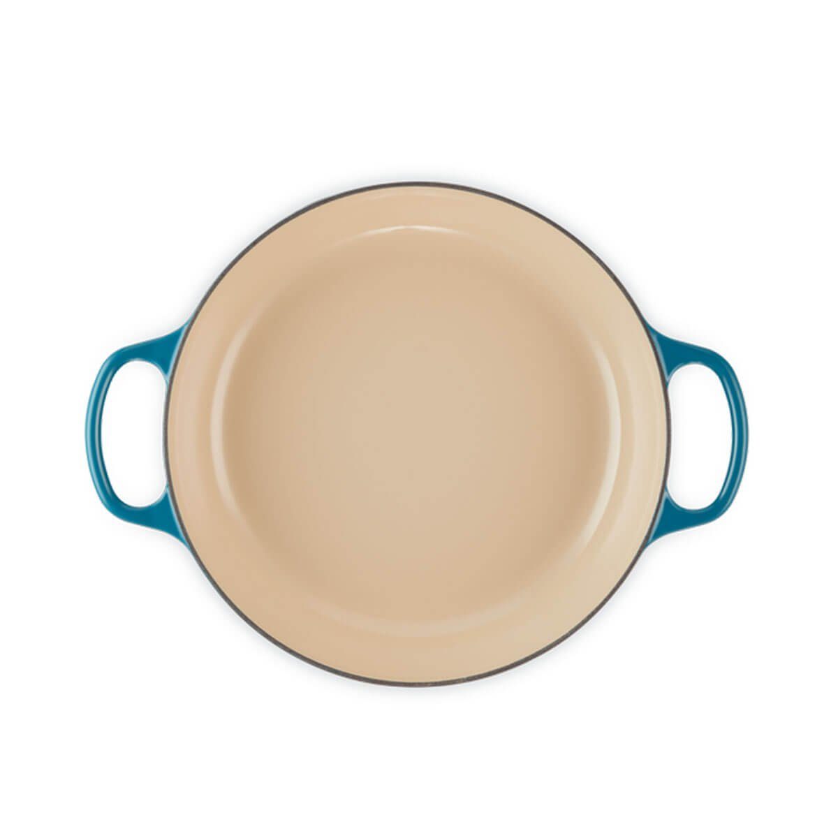 Gourmet-Profitopf Le Creuset CREUSET 30 Bräter teal cm LE Signature deep