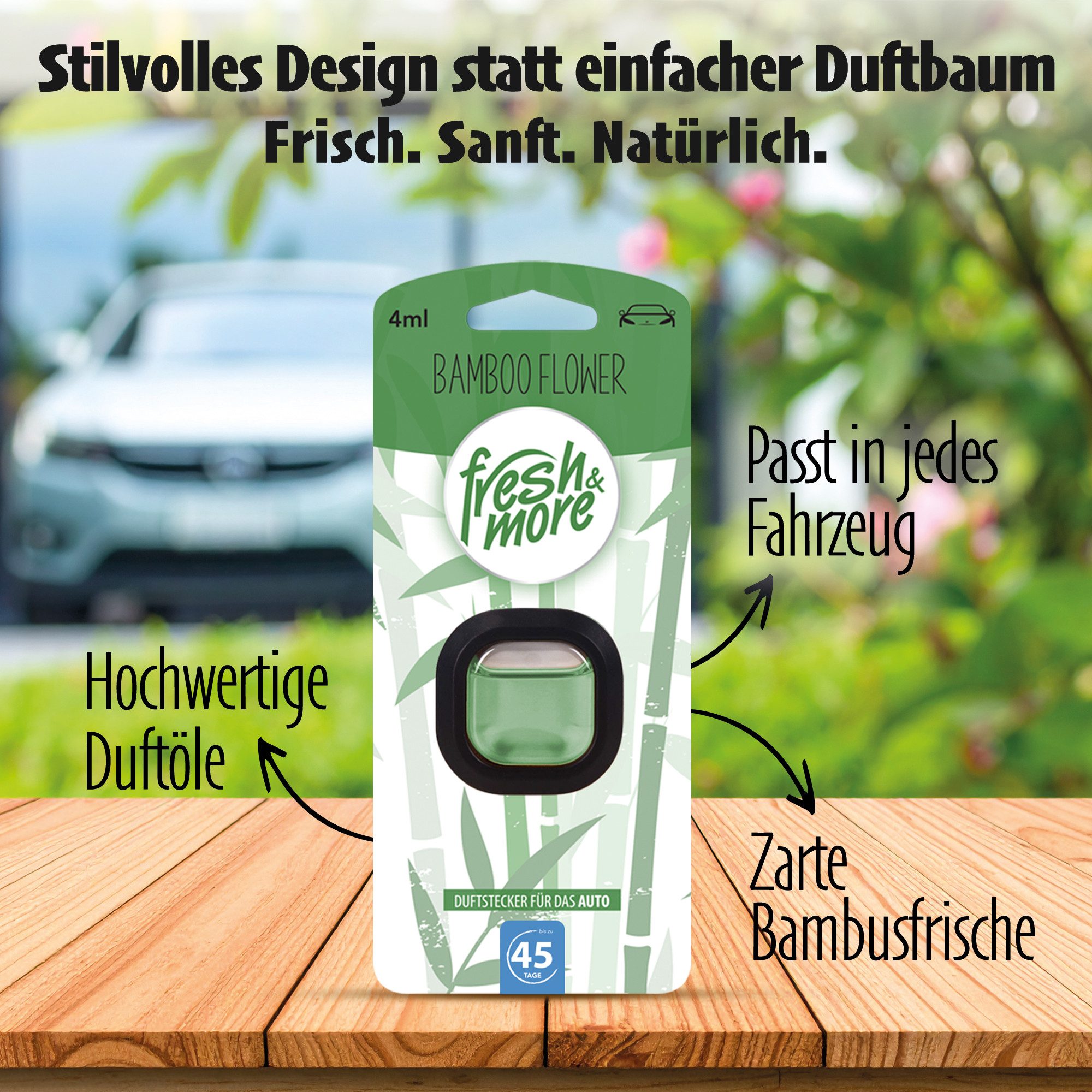 fresh & more Raumduft Fresh & More Auto-Lufterfrischer Clips Mix Pack (6er Pack) 4ml (6-St)