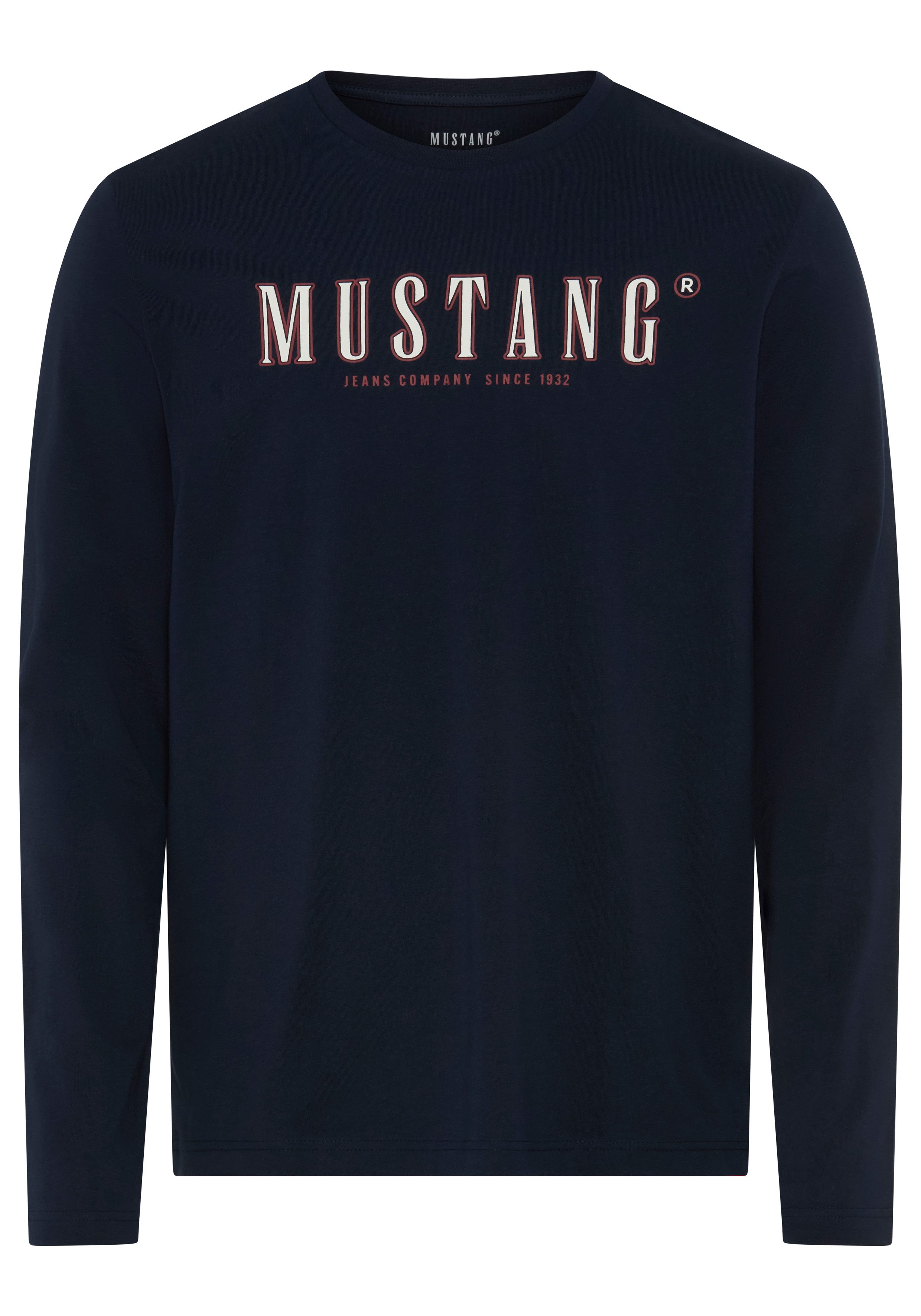 MUSTANG Langarmshirt Style Adrian plakativ bedruckt