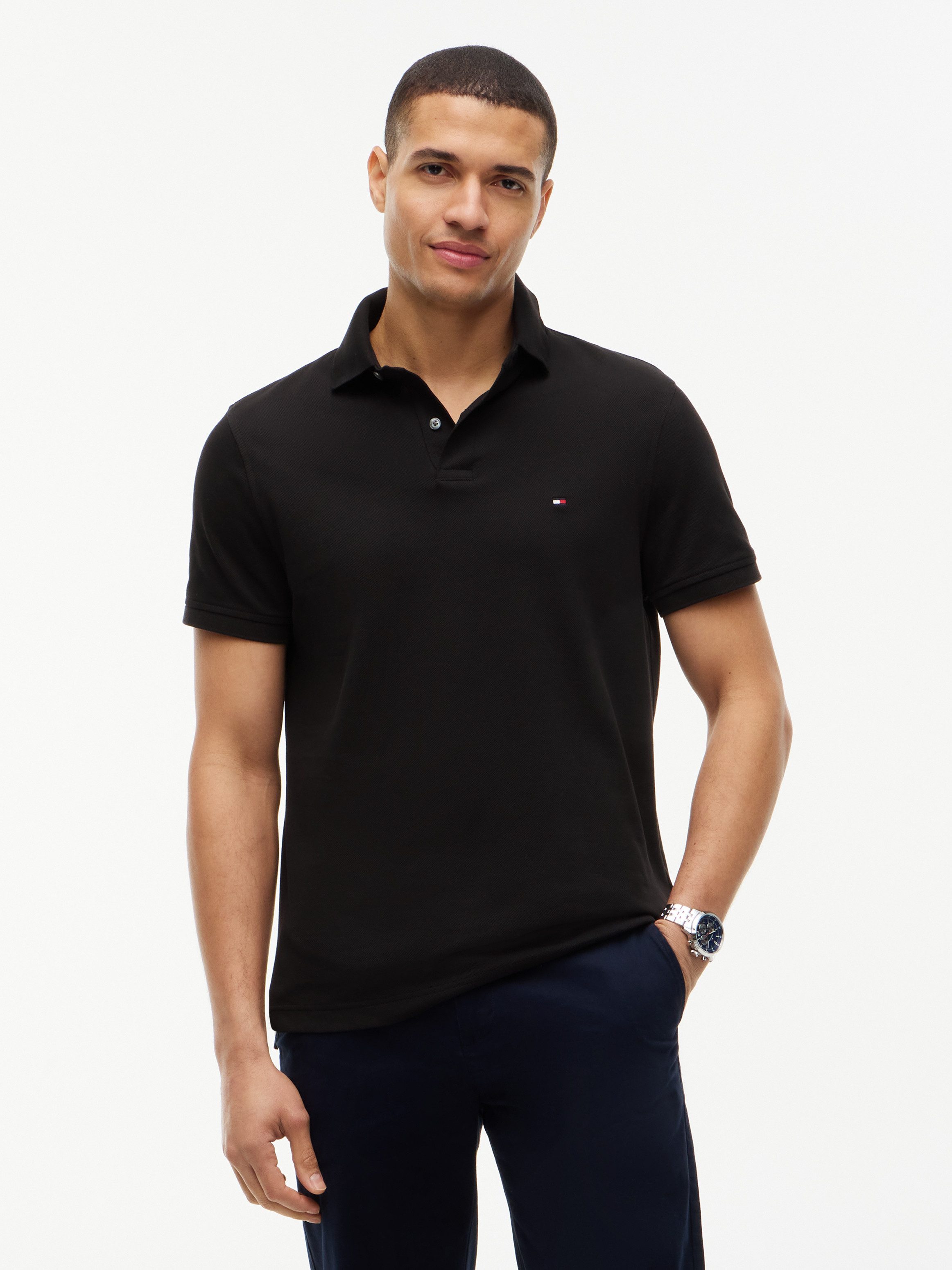 Tommy Hilfiger Poloshirt 1985 REGULAR POLO aus hochwertiger Baumwoll-Piqué-Qualität
