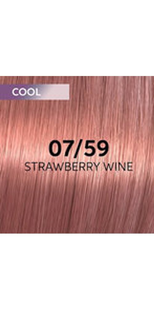 Wella Haarfarbe Wella ShineFinity Zero Lift Glaze 07/59 Strawberry Wine 60ml