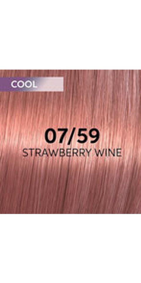Wella Haarfarbe Wella ShineFinity Zero Lift Glaze 07/59 Strawberry Wine 60ml
