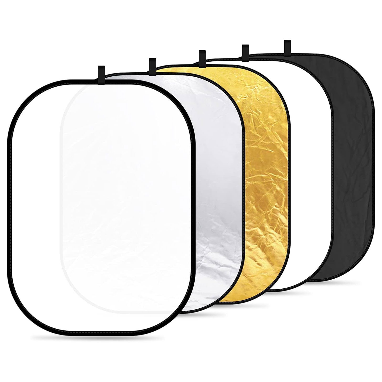 Neewer Blitzlichtreflektoren RF-1520 5-in-1 Reflektor 150x200cm faltbar mit Tasche für Studio, (Packung), Faltbar, tragbar