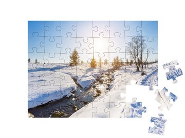 puzzleYOU Puzzle Pfad im Hohen Venn entlang des Flusses Hoegne, 48 Puzzleteile, puzzleYOU-Kollektionen