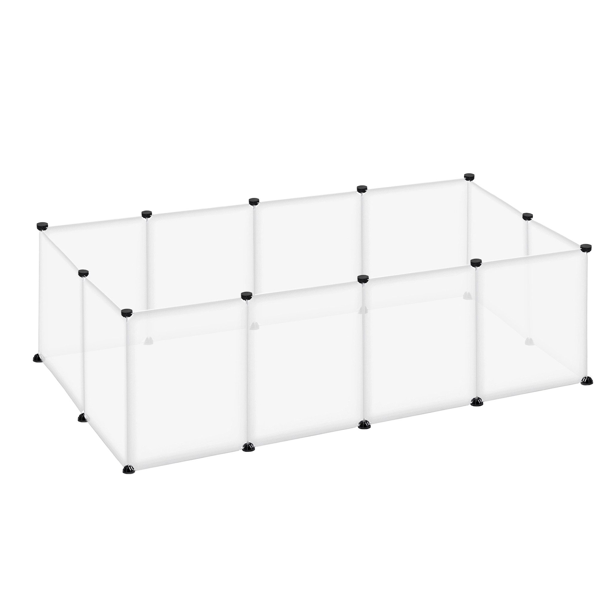 FIVMEN Freigehege Freilaufgehege aus Kunststoff Kleintierauslauf Innengeheg günstig online kaufen