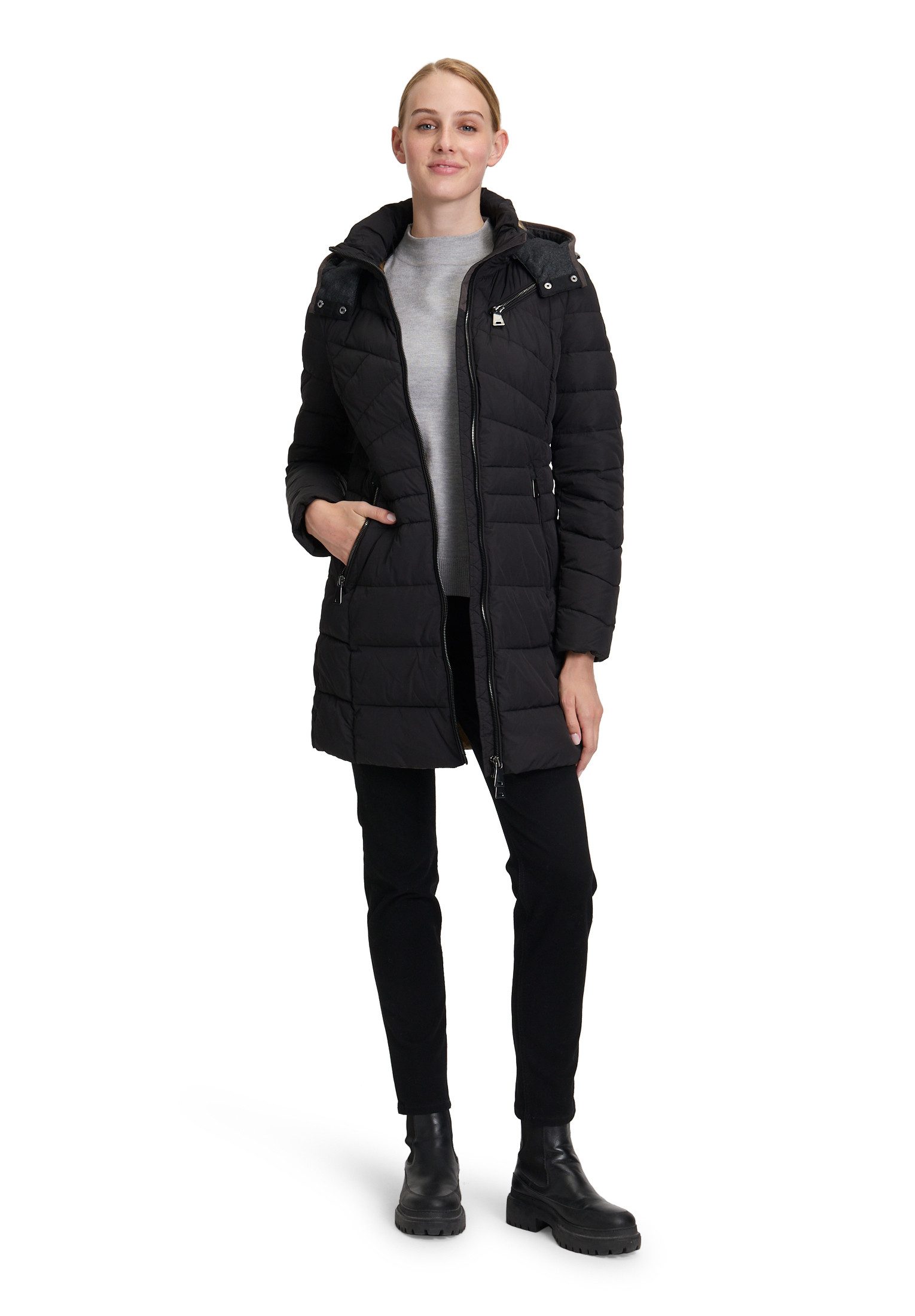 Gil Bret Steppjacke Damen mit abnehmbarer Kapuze
