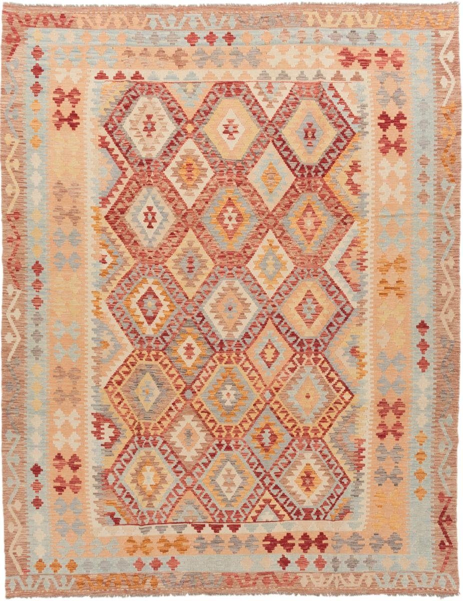 Orientteppich Kelim Afghan 265x341 Handgewebter Orientteppich, Nain Trading, rechteckig, Höhe: 3 mm