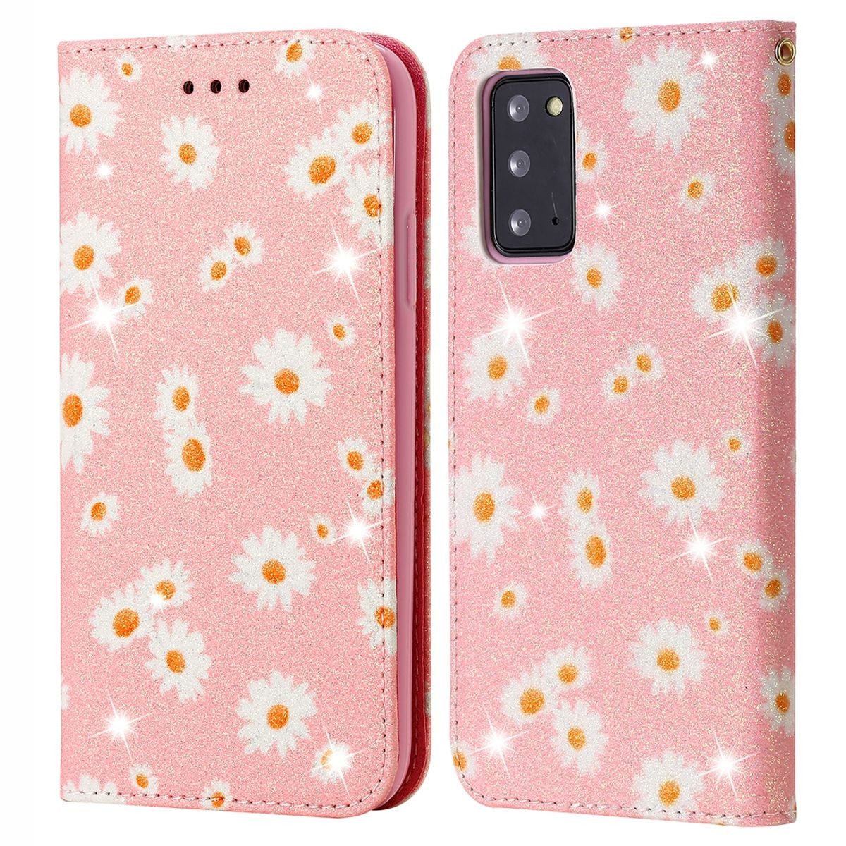 König Design Handyhülle Samsung Galaxy Note 20, Schutzhülle Schutztasche Case Cover Etuis Wallet Klapptasche Bookstyle