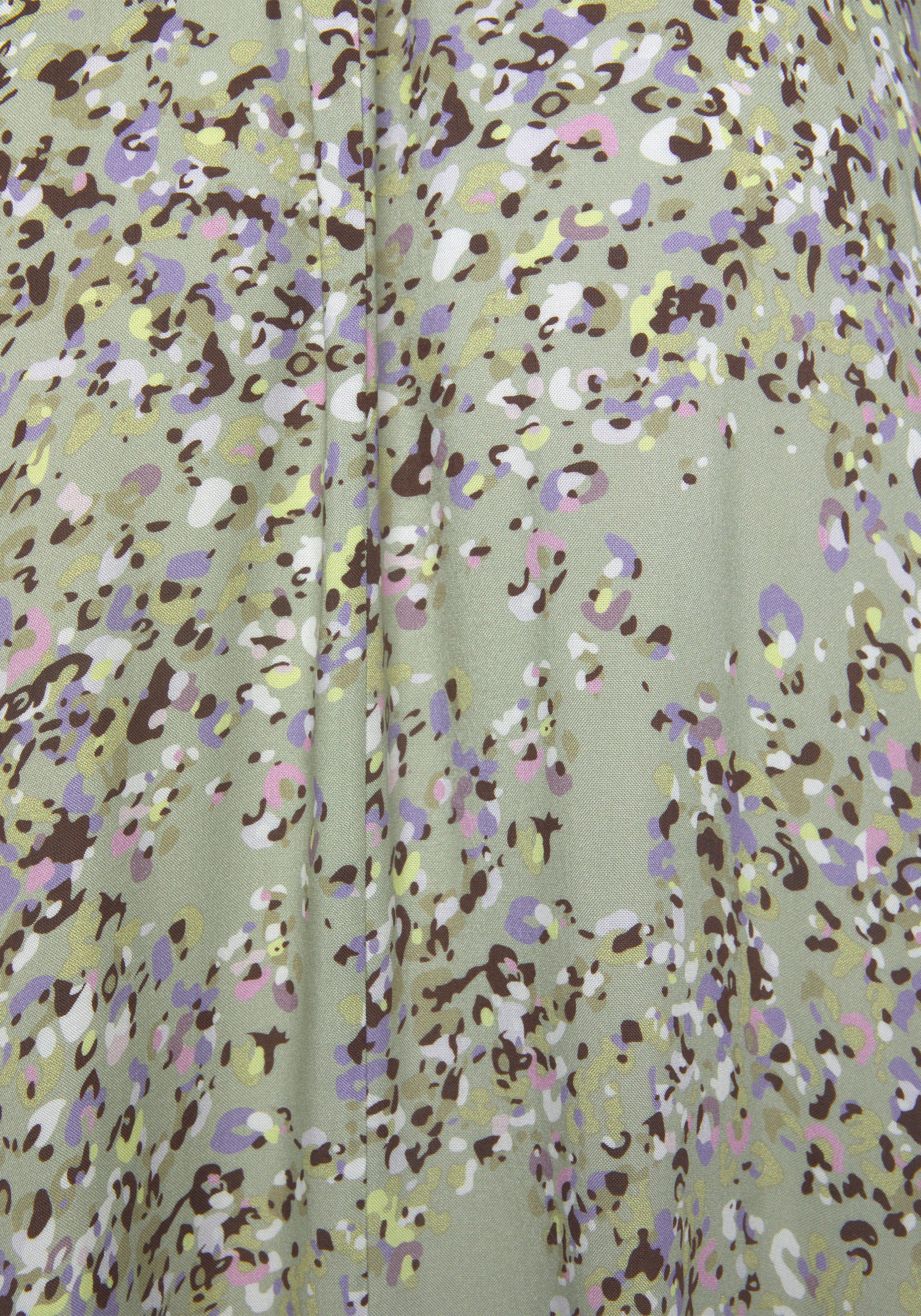 LASCANA Maxikleid Cut-Out am Rücken aus leichter Webware mit Blümchendruck Elegantes Sommerkleid, Spaghettikleid, Viskosekleid, festlich
