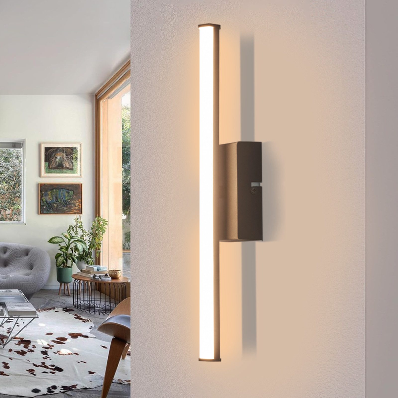 Nettlife LED Wandleuchte Innen Schwarz Modern günstig online kaufen