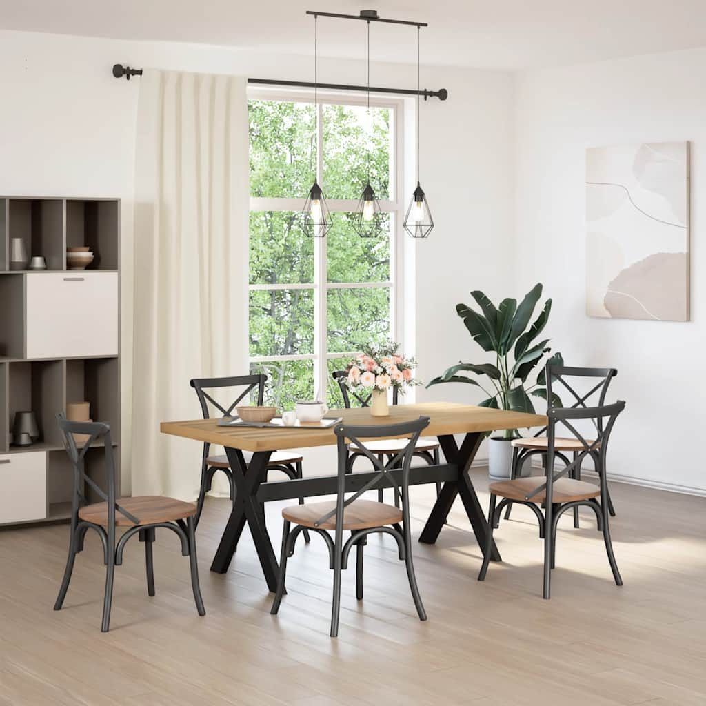 vidaXL Esstisch Esstisch NOAIN X-Form-Beine 180x90x75 günstig online kaufen