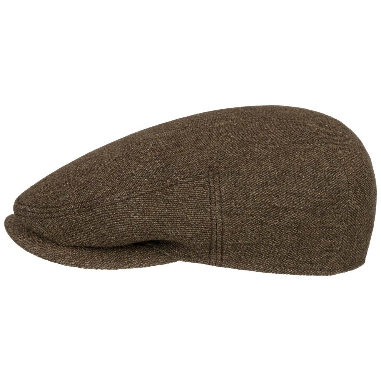 Stetson Flat Cap (1-St) Made in mit Schirmmütze Germany Schirm