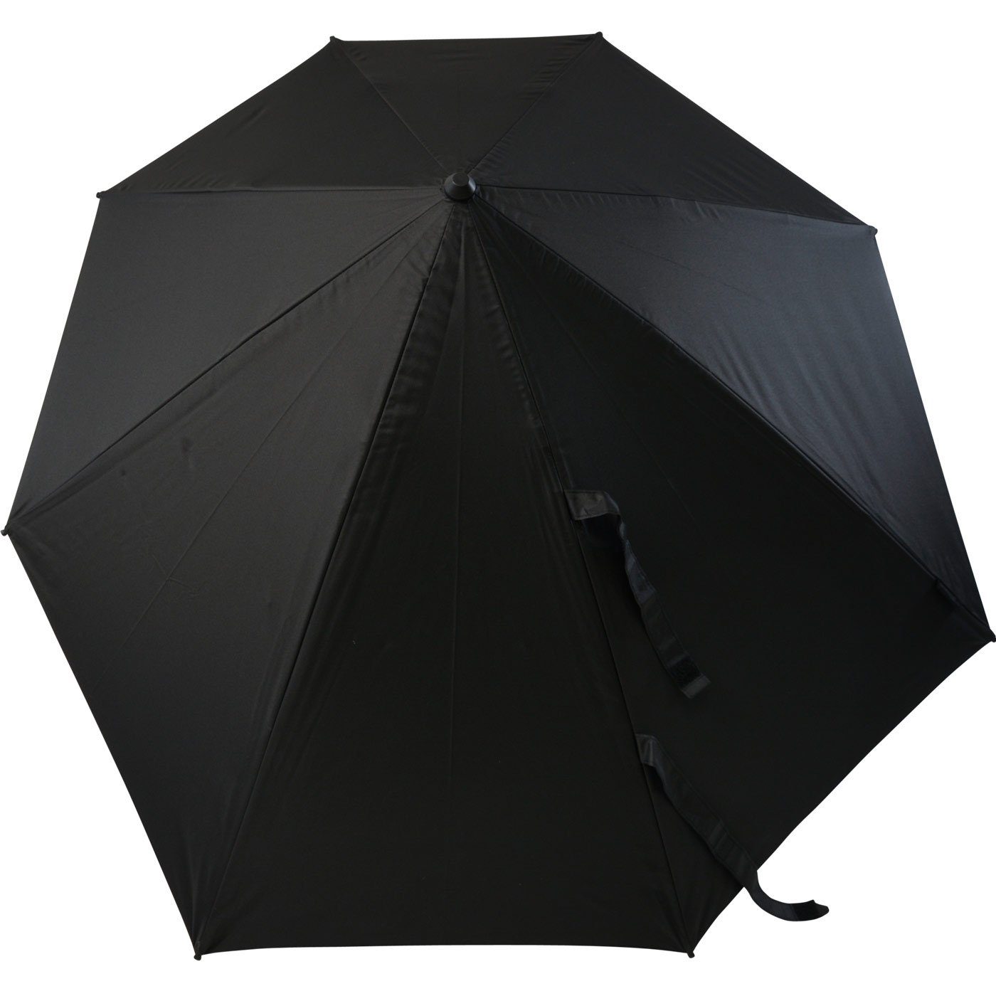 Impliva Stockregenschirm STORMaxi seine zu den aus in Schirm besondere Sturmschirm hält Form aerodynamischer durch Wind, bis 80 Metallic, der schwarz-gold sich km/h dreht