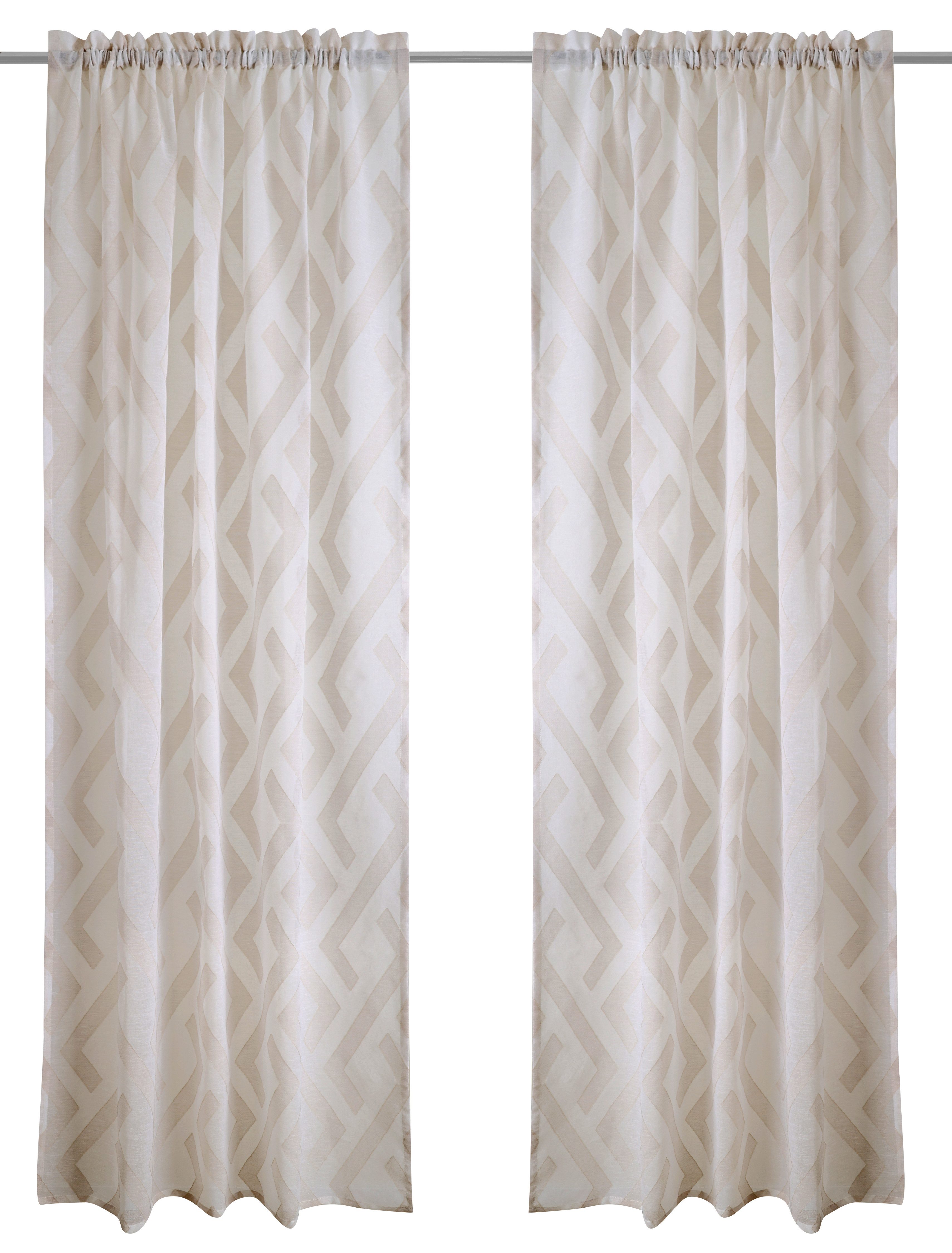 Bruno Banani Gardine Lynn, Stangendurchzug (1 günstig online kaufen