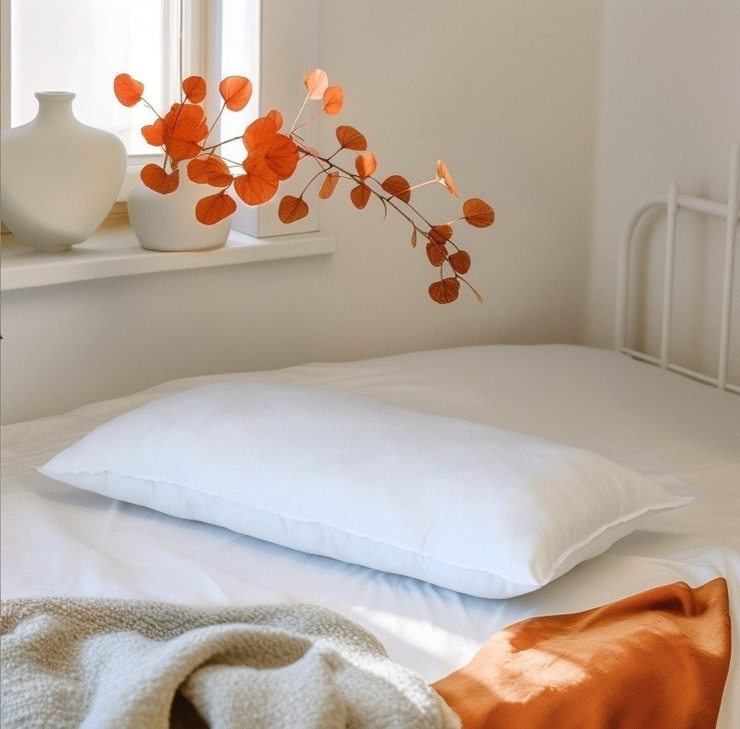 John Cotton Microfaserkissen Emilia, Kopfkissen 40x80 cm, 80x80 cm, Füllung: Polyester, Bezug: Microfaser, Kissen, allergiker geeignet (für Hausstauballergiker)